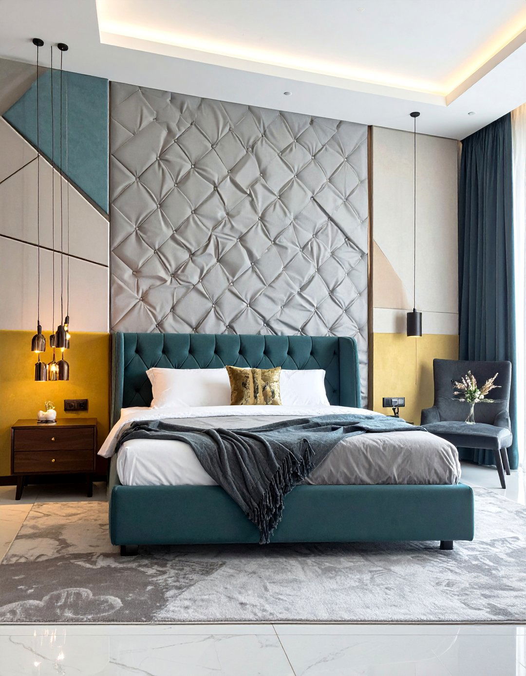 Textured Wall Panel Features - 30 Baddie Room Ideas for a Chic and Trendy Look