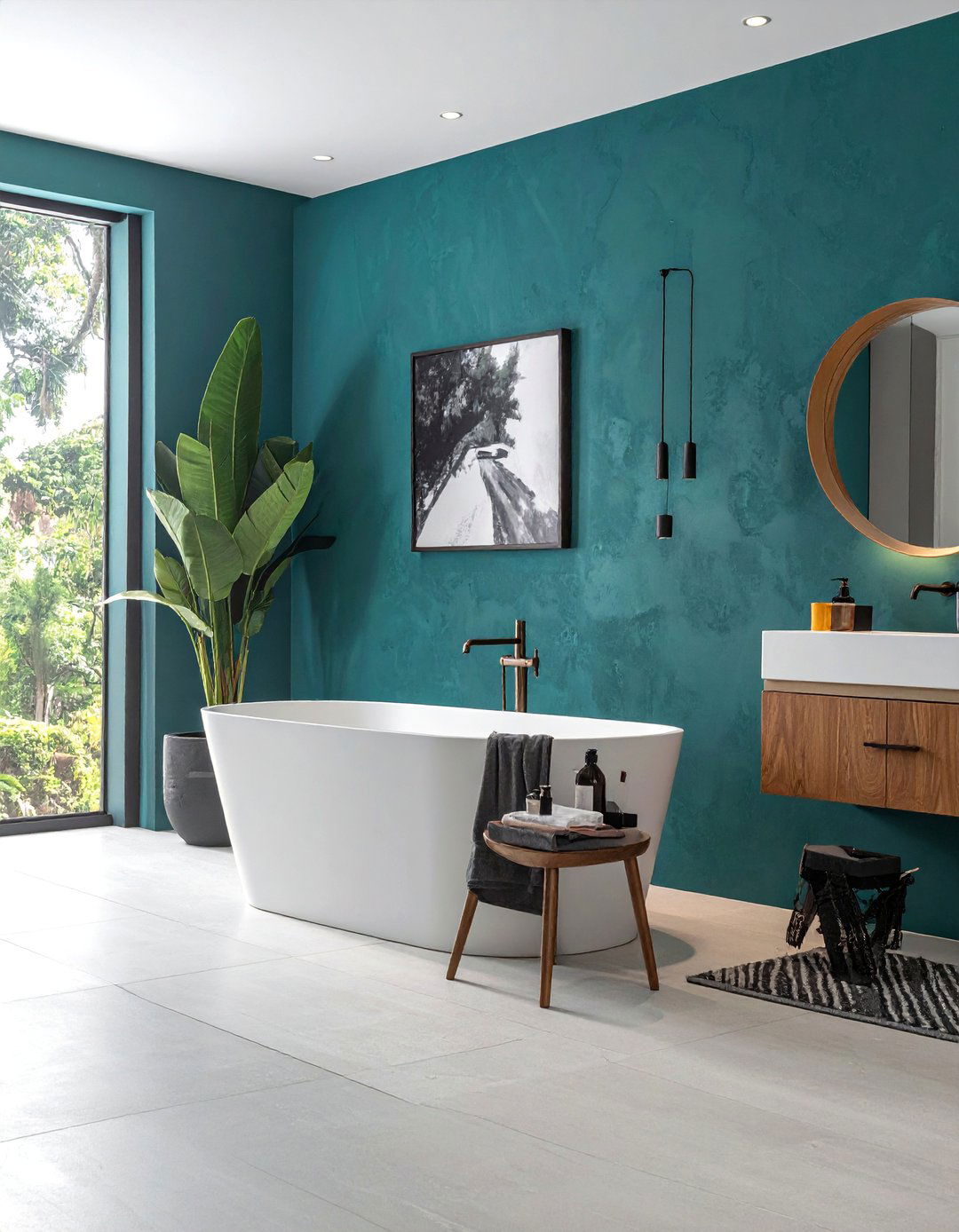 Textured Wall Treatments - 40 Bathroom Decor Ideas to Refresh Your Space