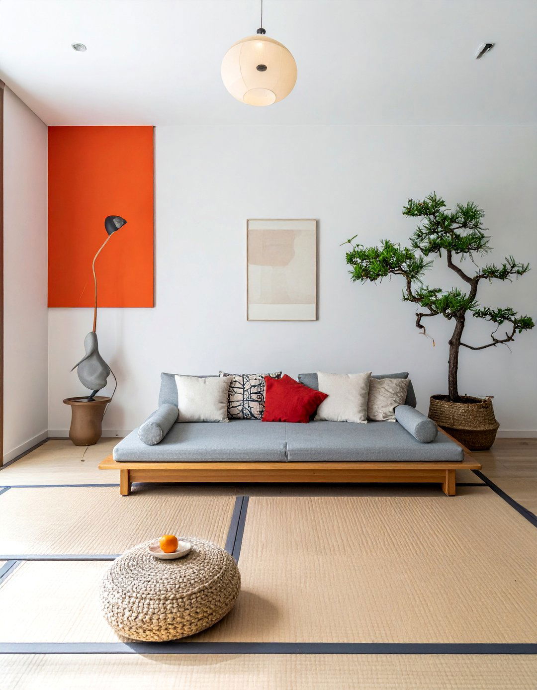 The Art of Asymmetry in a Japanese Living Room - 30 Japanese Living Room Ideas for a Zen Space