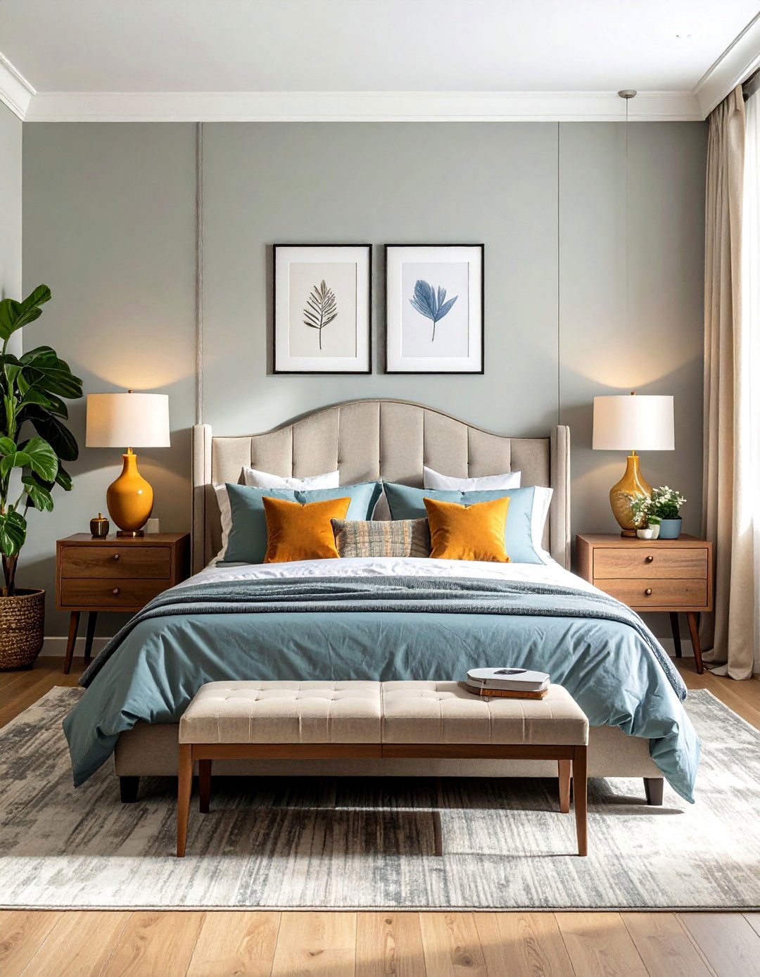The Comfort of Symmetrical Layouts - 40 Bedroom Interior Design Ideas for Comfort