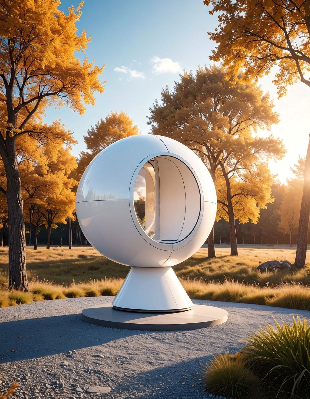 The Spherical Pod Outhouse - 20 Luxury Outhouse Ideas for a Unique Design