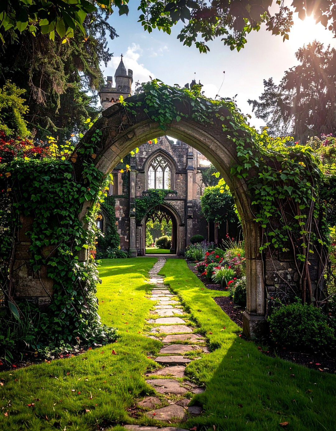 Themed Gardens with Gothic Ruins - 25 Gothic Castle Ideas for a Dramatic and Unique Home