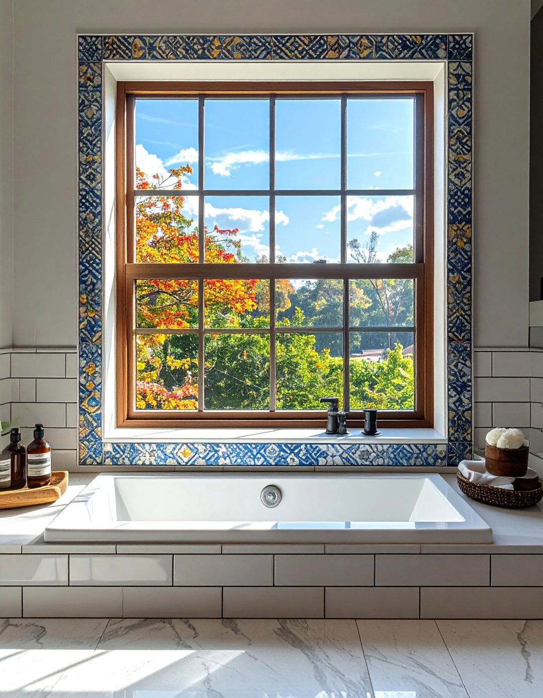 Tile Integration Design - 25 Modern Window Trim Ideas to Elevate Your Home's Style