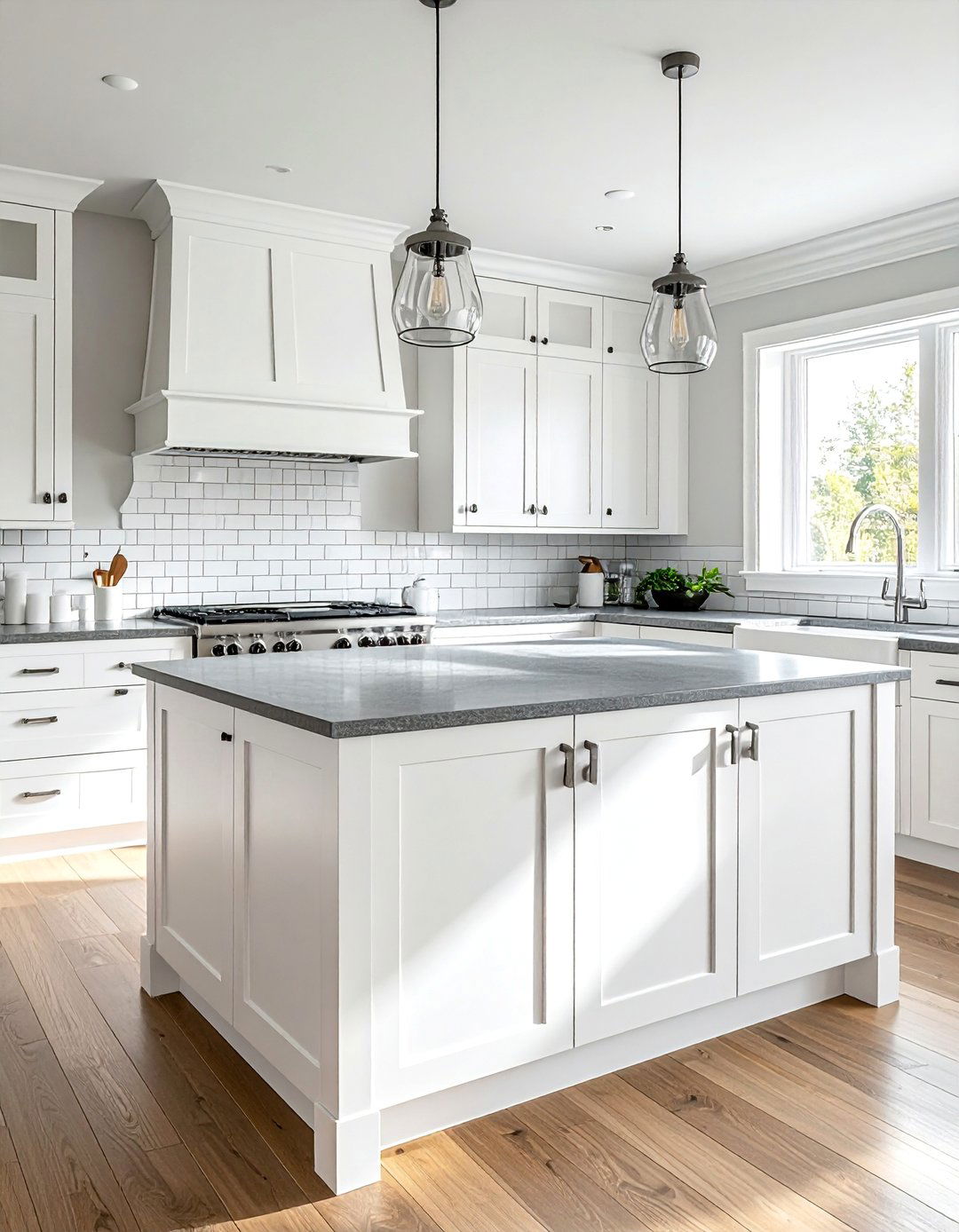 Timeless Classic White Painted Kitchen Cabinets - 40 Painted Kitchen Cabinet Ideas to Refresh Your Space