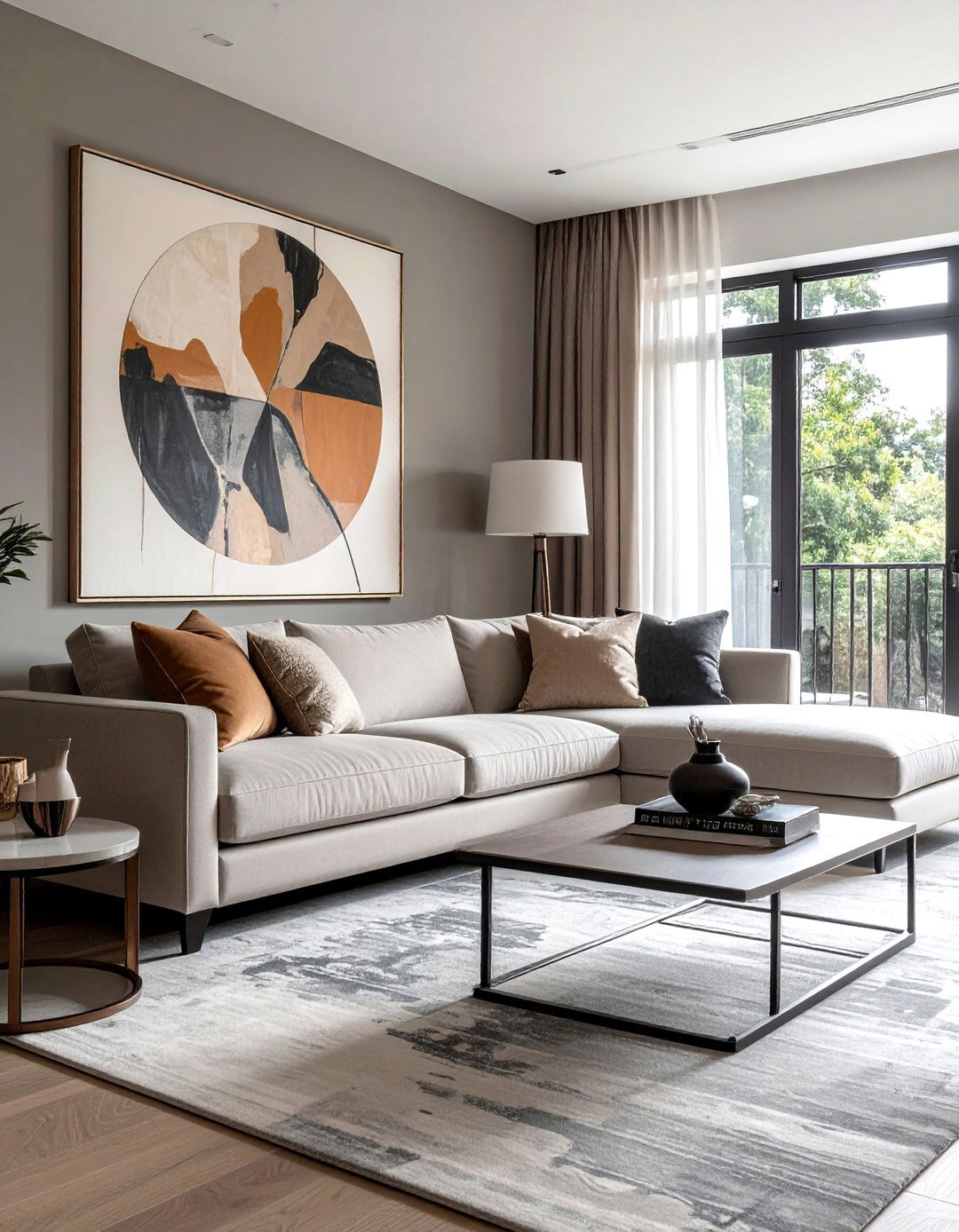 Tonal Palette with Multiple Shades of Grey and Beige