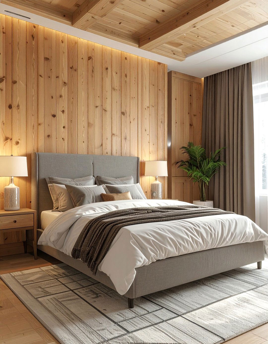 Tongue and Groove Pine Paneling - 40 Wall Paneling Ideas to Elevate Your Home's Interior Design