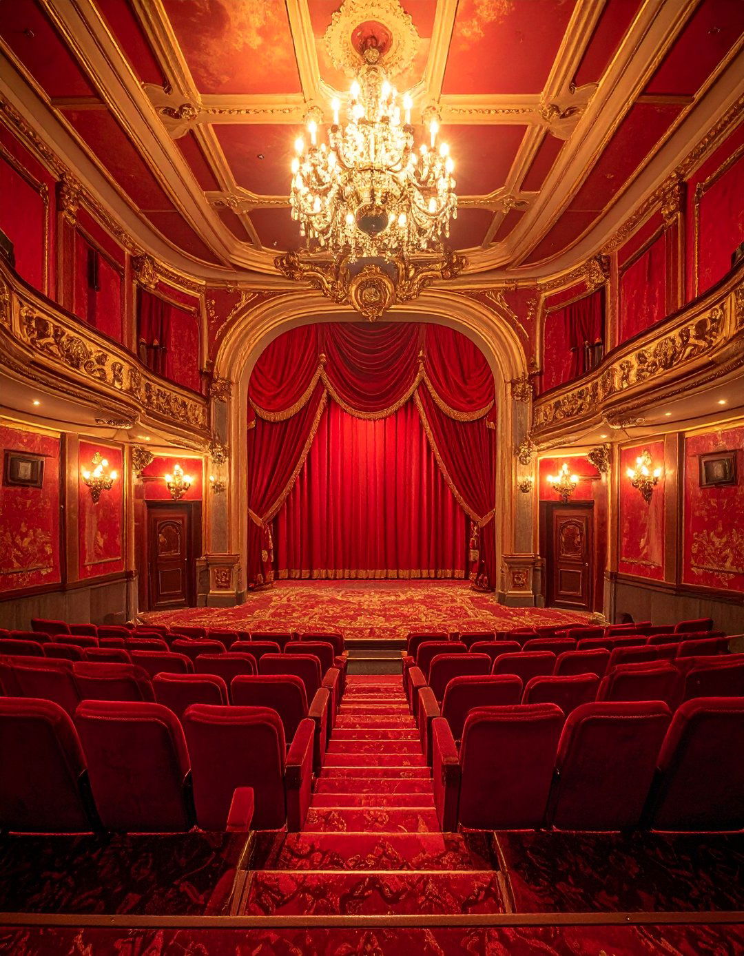Traditional Cinema Style Theater - 20 Modern Home Theater Ideas for an Immersive Experience