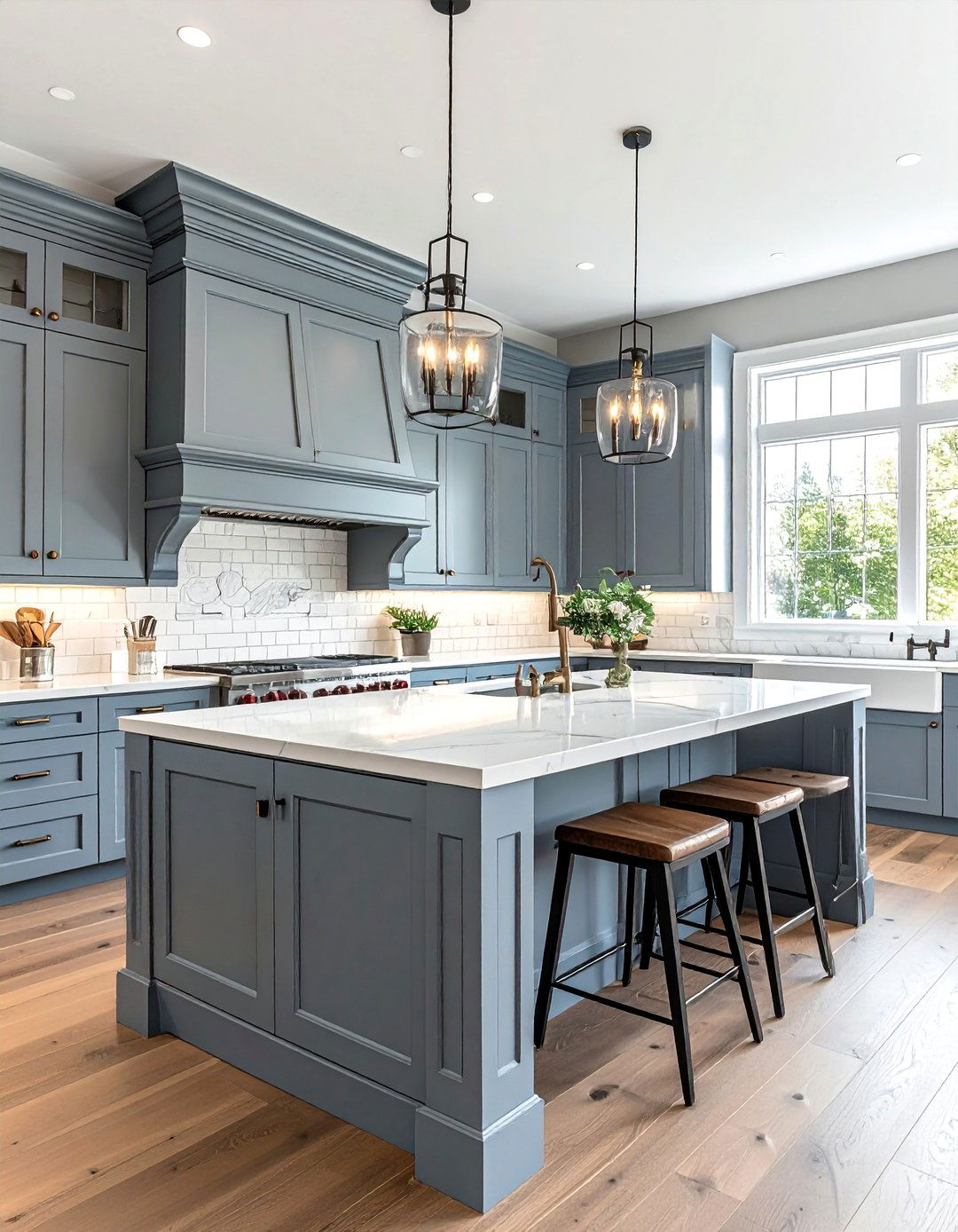 Traditional Kitchen Island with Modern Touches - 20 Luxury Kitchen Island Ideas for a Stunning Space