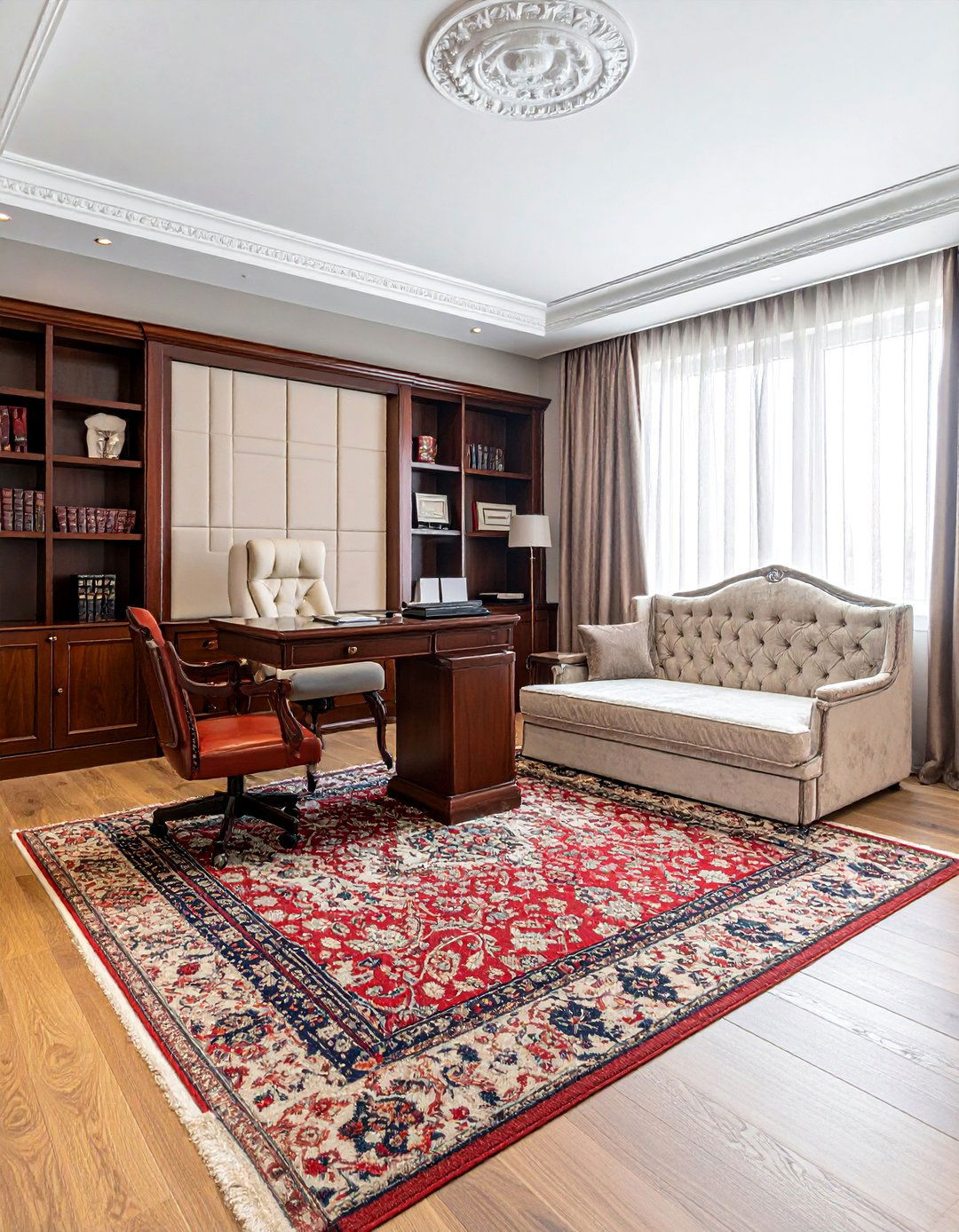 Traditional Office Guest Room Elegance - 30 Office Guest Room Ideas for a Functional Space