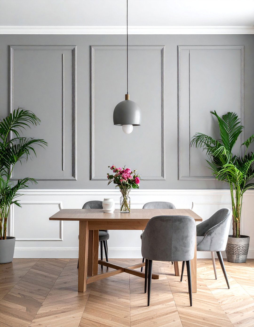 Traditional Wainscoting Panels - 30 Half Wall Ideas to Divide Your Space