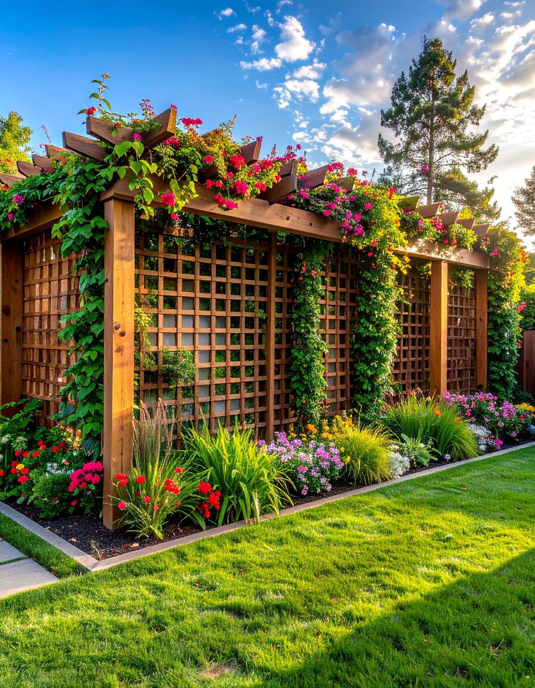 Trellis Garden Walls - 30 Backyard Privacy Ideas to Create a Secluded Oasis