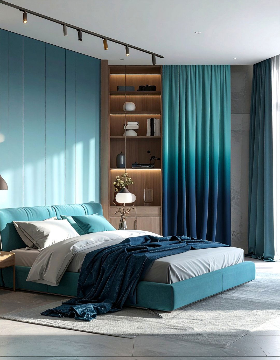 Trendy Ombre Dyed Closet Curtains - 30 Closet Curtain Ideas for Stylish Storage