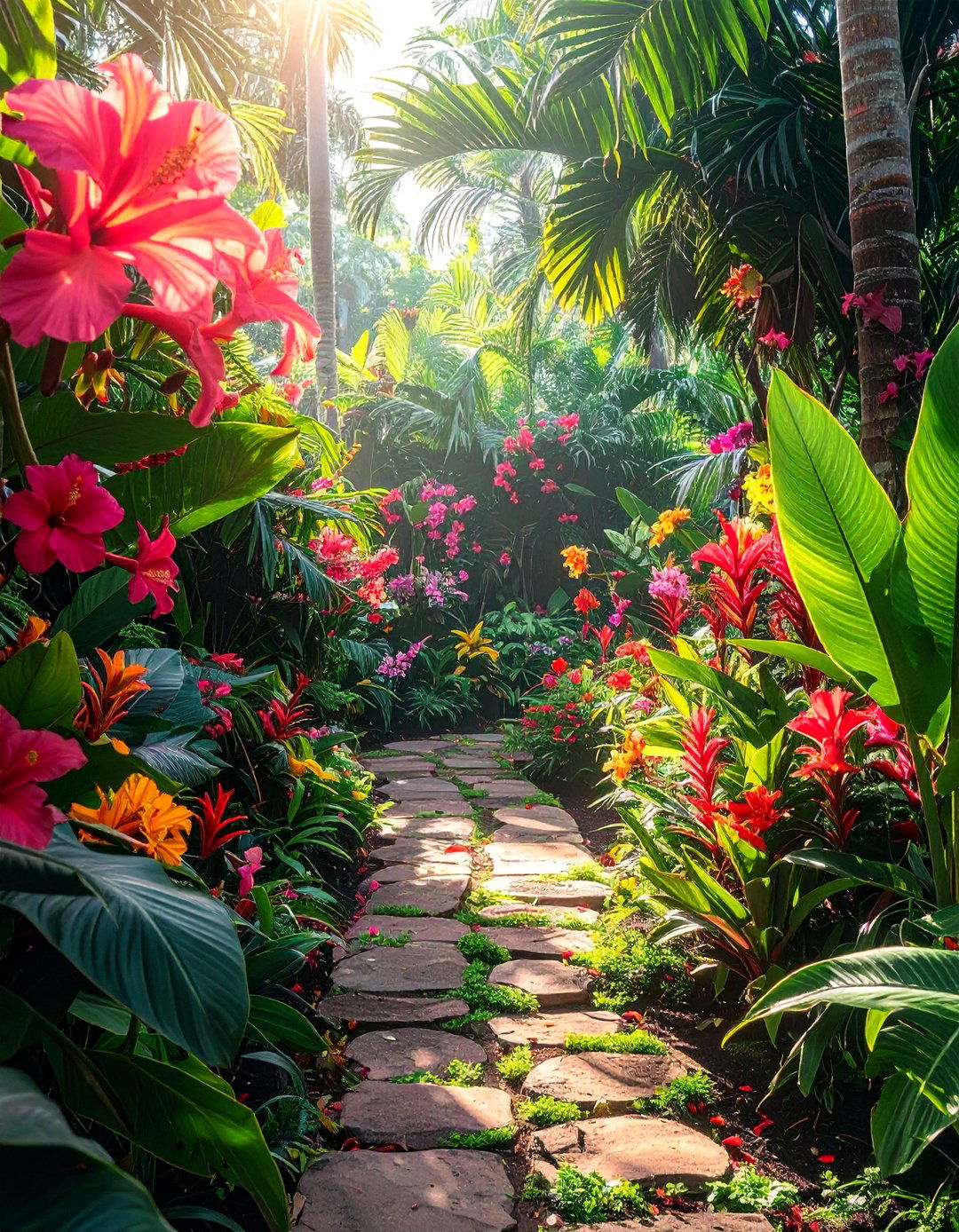 Tropical Flower Garden - 30 Flower Garden Ideas to Transform Your Outdoor Space