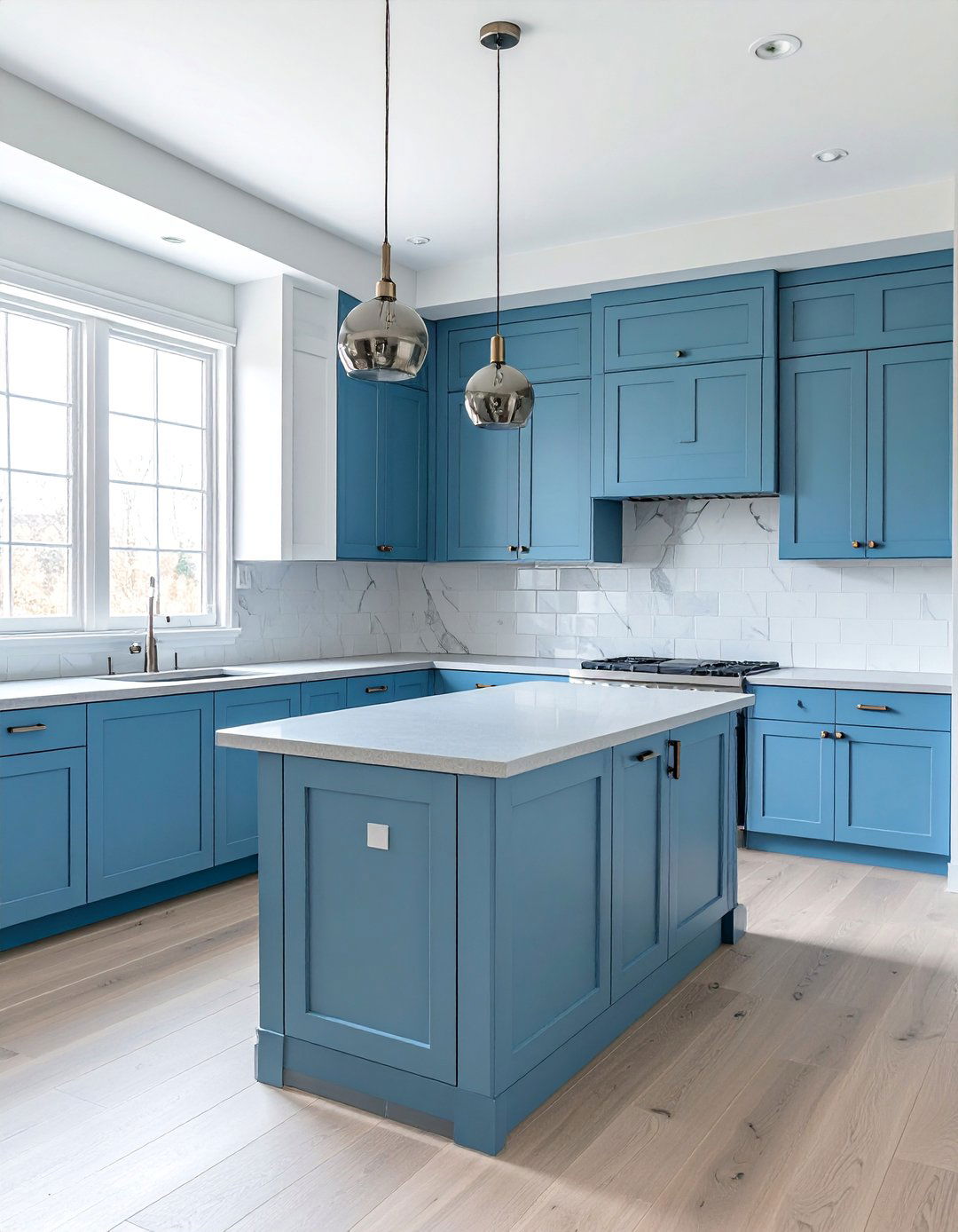 Two Tone Light Blue and White Kitchen Cabinets - 20 Light Blue Kitchen Cabinets Ideas for a Fresh Look