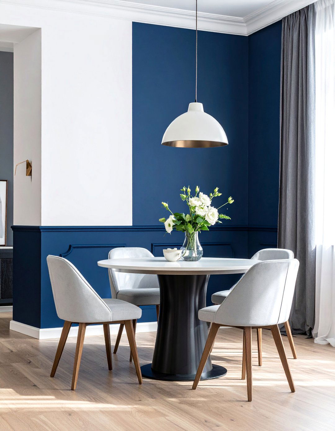 Two Tone Paint Design - 30 Half Wall Ideas to Divide Your Space