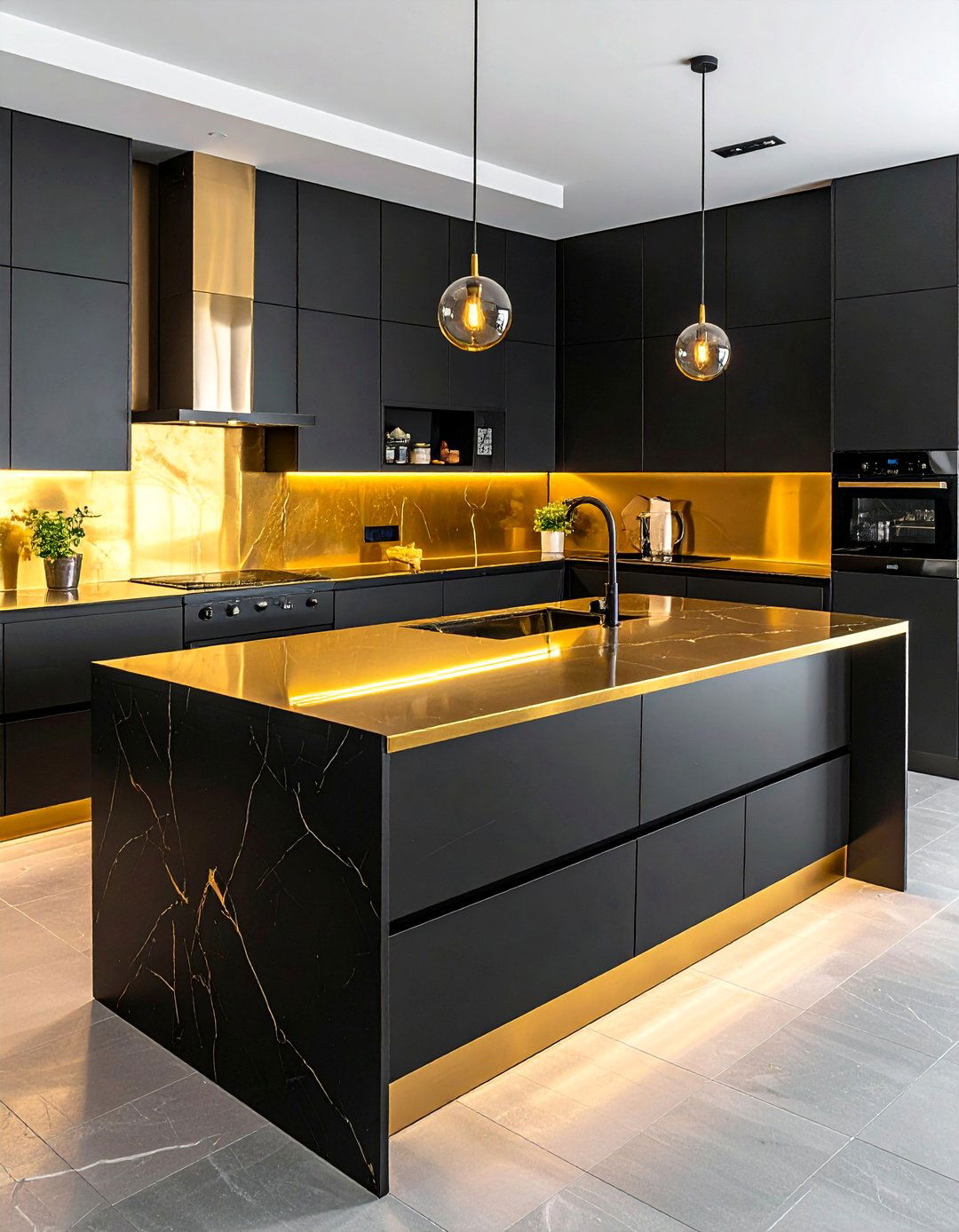 Two Tone Quartz Kitchen Countertop Design - 20 Quartz Kitchen Countertops Ideas for Modern Homes