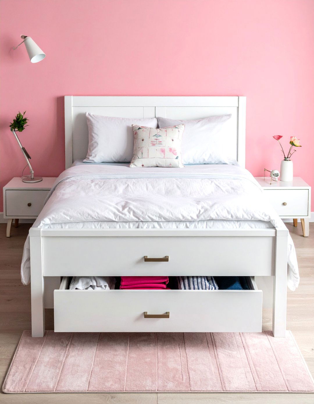Under Bed Storage with Drawers - 40 Teenage Girl Bedroom Ideas for a Stylish and Personal Space