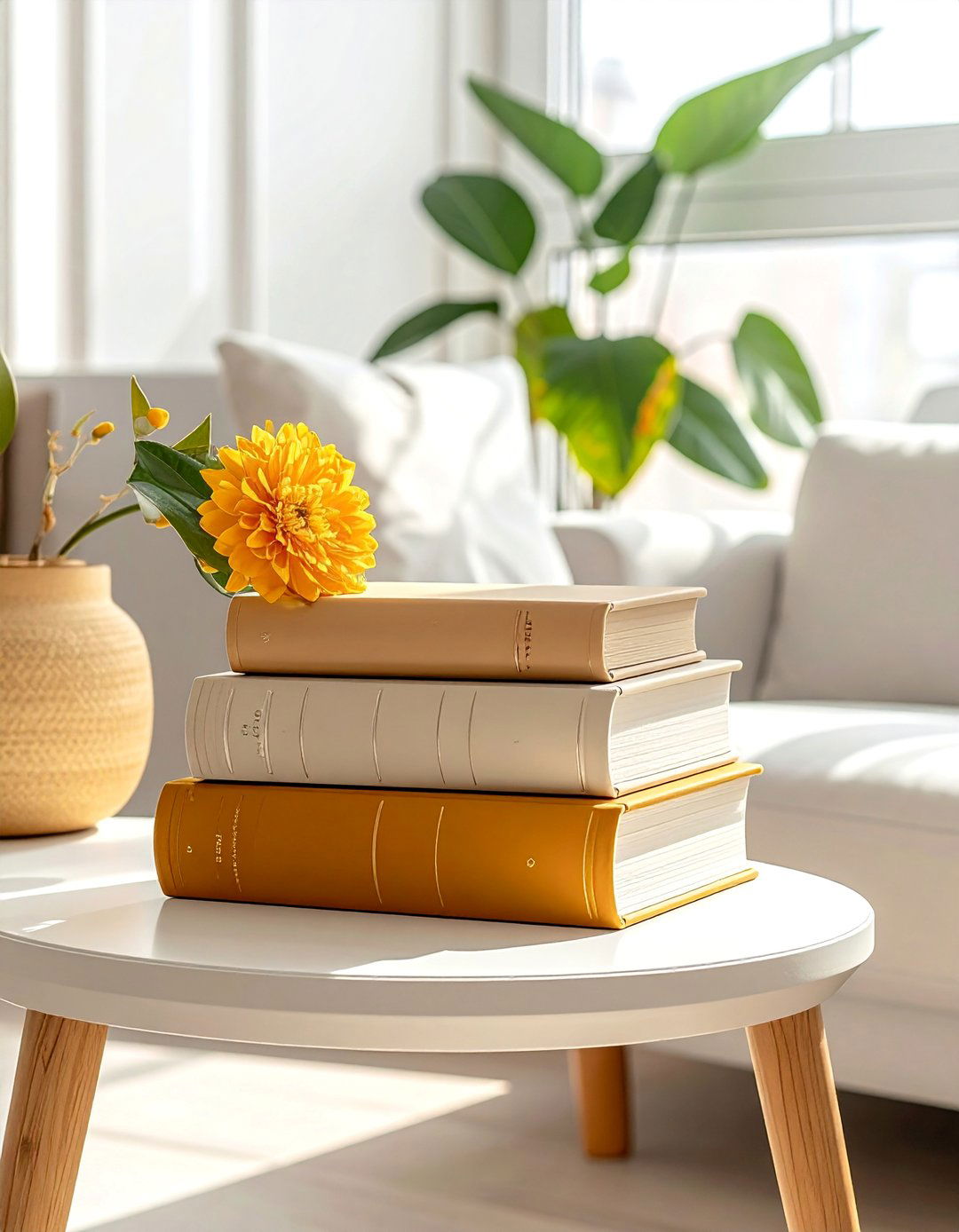 Use Books as Mindful Decor - 30 Zen Living Room Ideas for a Peaceful Ambiance