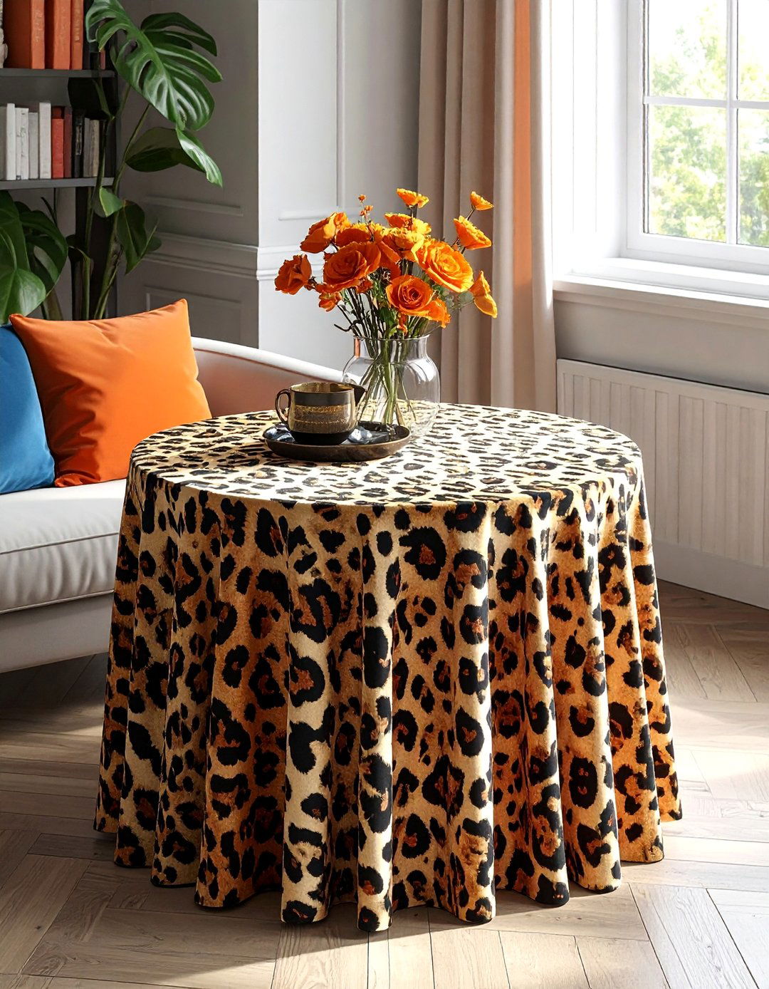 Utilizing Skirted Tables - 30 Maximalist Decor Ideas for Bold Interiors