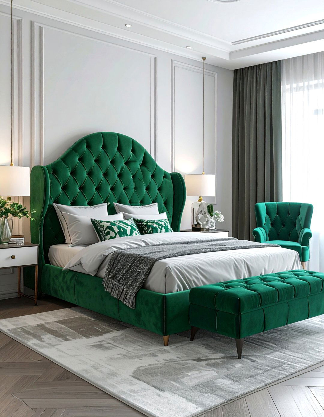 Velvet Accent Seating - 30 Baddie Room Ideas for a Chic and Trendy Look