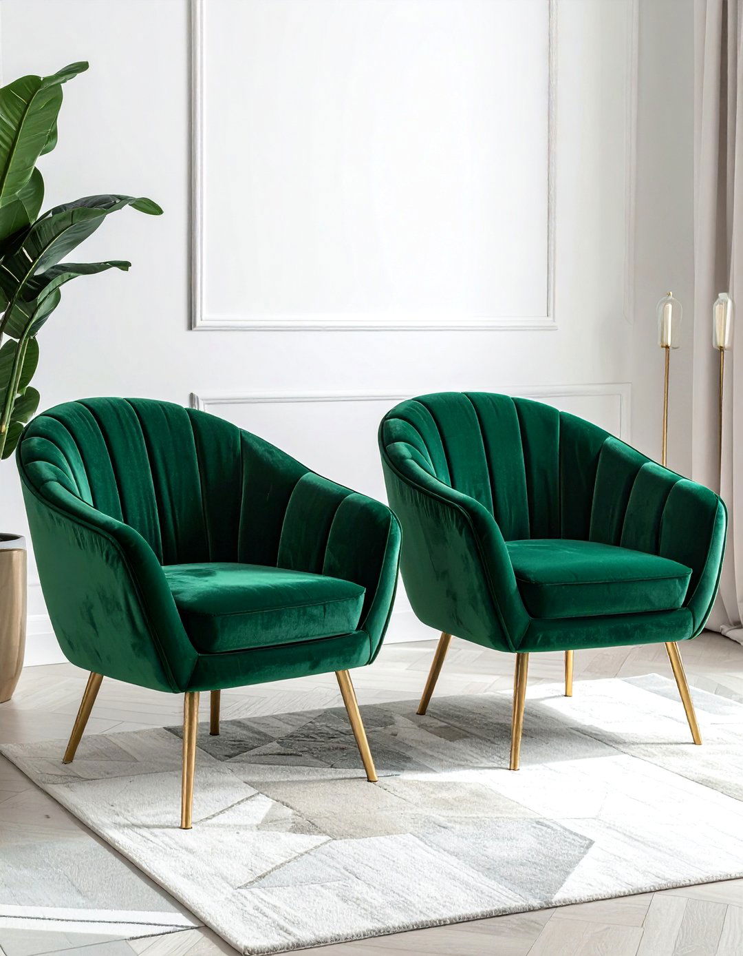 Velvet Upholstered Seating - 30 Art Deco Interior Design Ideas for a Glamorous Home