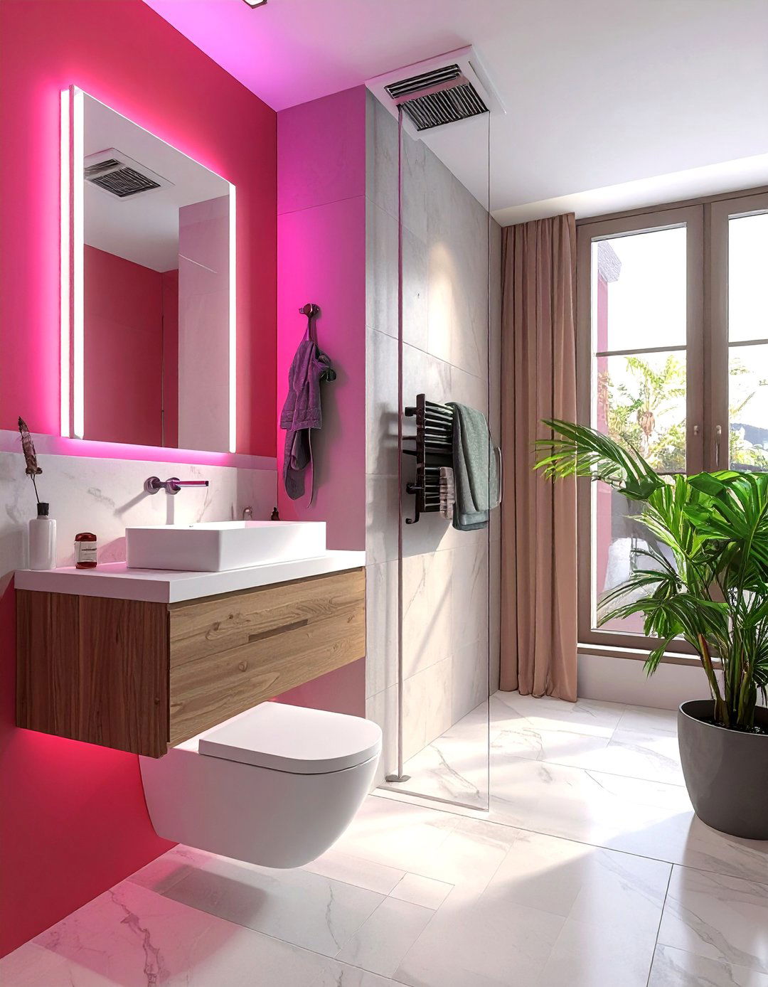 Ventilation System Upgrades - 20 Hallway Bathroom Ideas for Functional Spaces