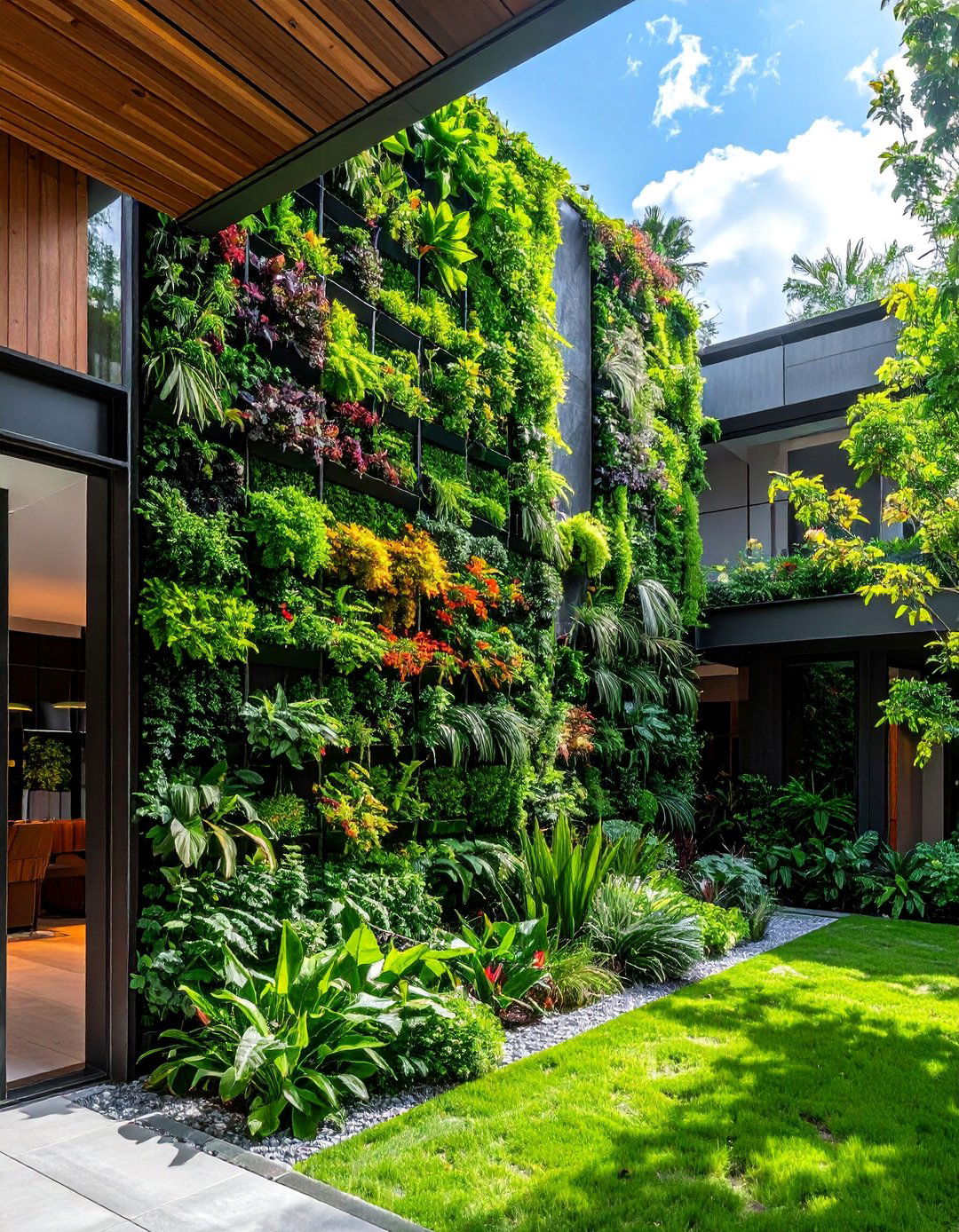Vertical Garden Living Walls - 40 Luxury Landscaping Ideas for a Stunning Yard