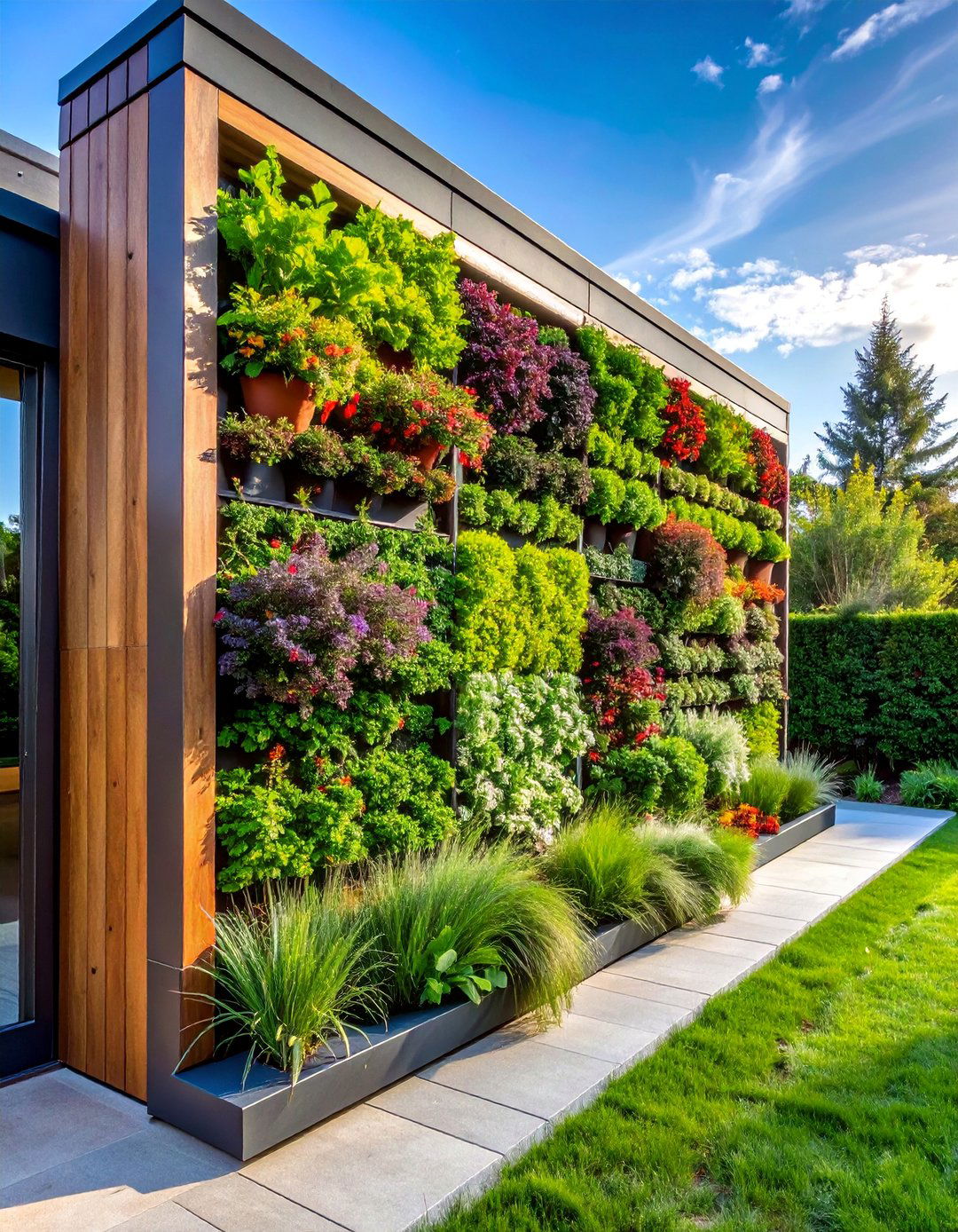 Vertical Garden Privacy Wall Systems - 30 Outdoor Privacy Screen Ideas for Your Backyard
