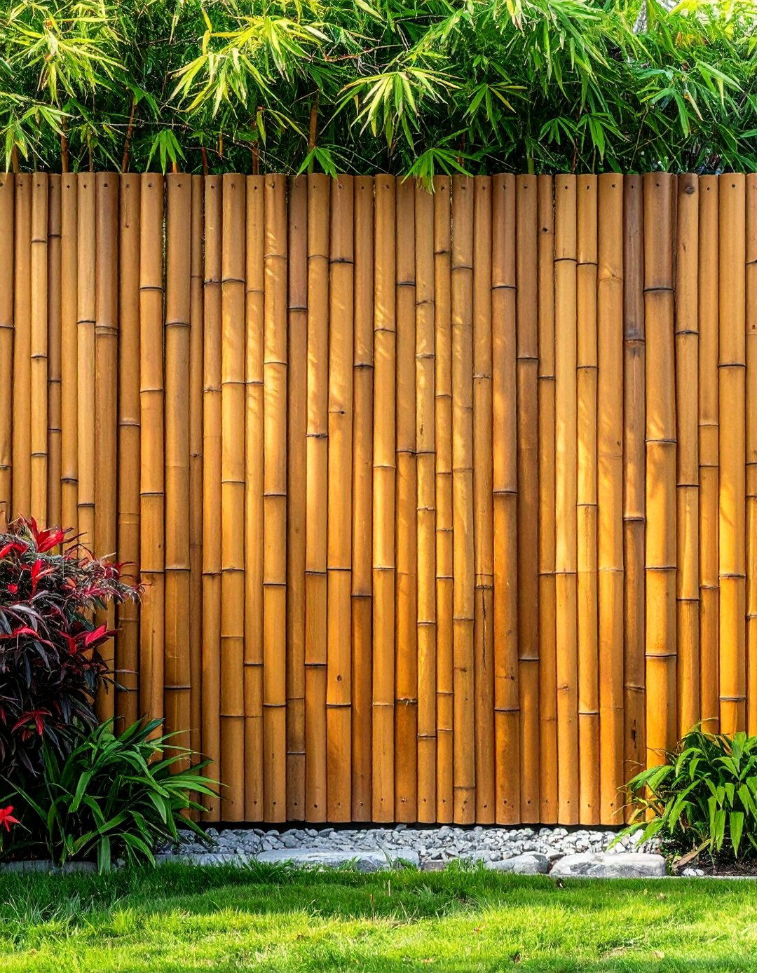 Vertical Slat Privacy Fence - 40 Japanese Fence Ideas for Serene Gardens