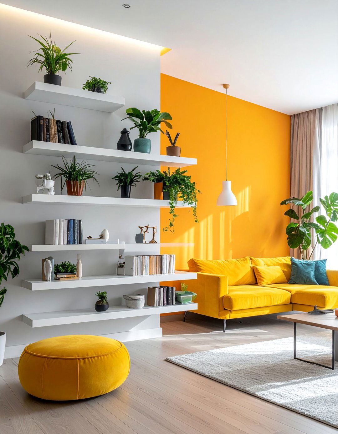 Vertical Wall Shelving Systems - 30 Small Apartment Storage Ideas for Every Room