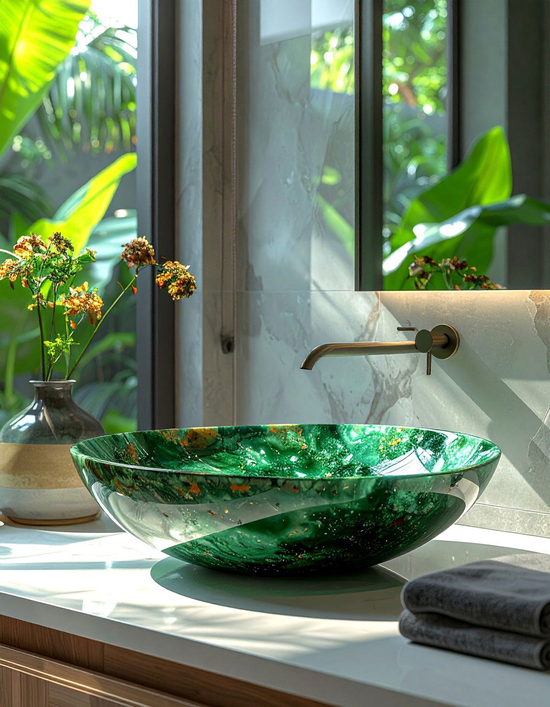 Vessel Sink Statements - 40 Bathroom Decor Ideas to Refresh Your Space