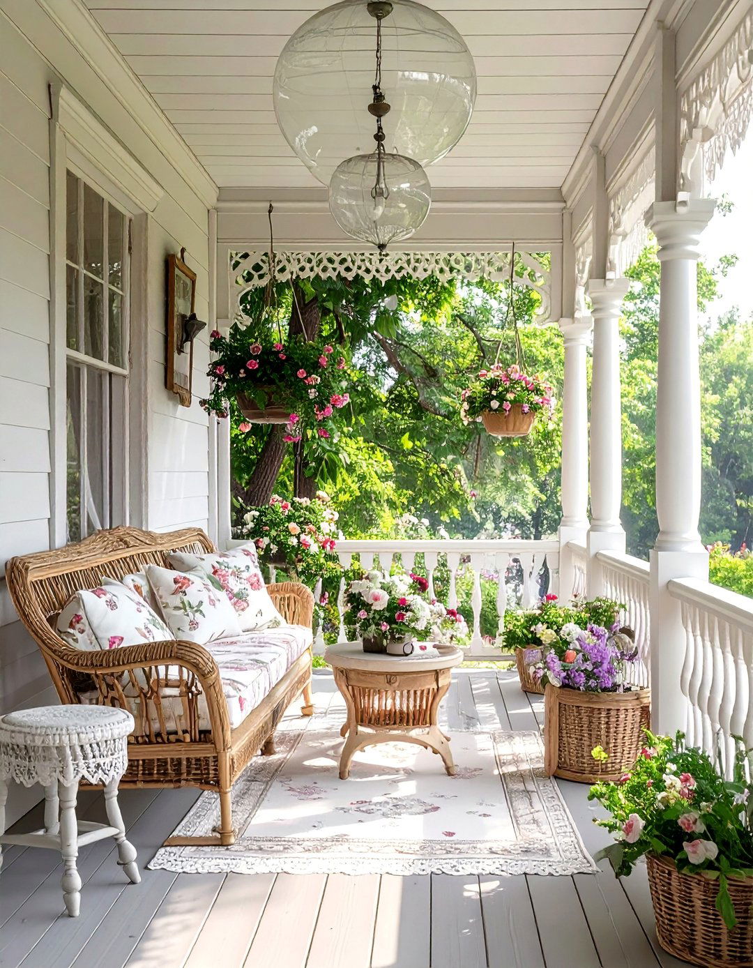 Victorian Vintage Romance - 40 Covered Porch Ideas for Year-Round Enjoyment