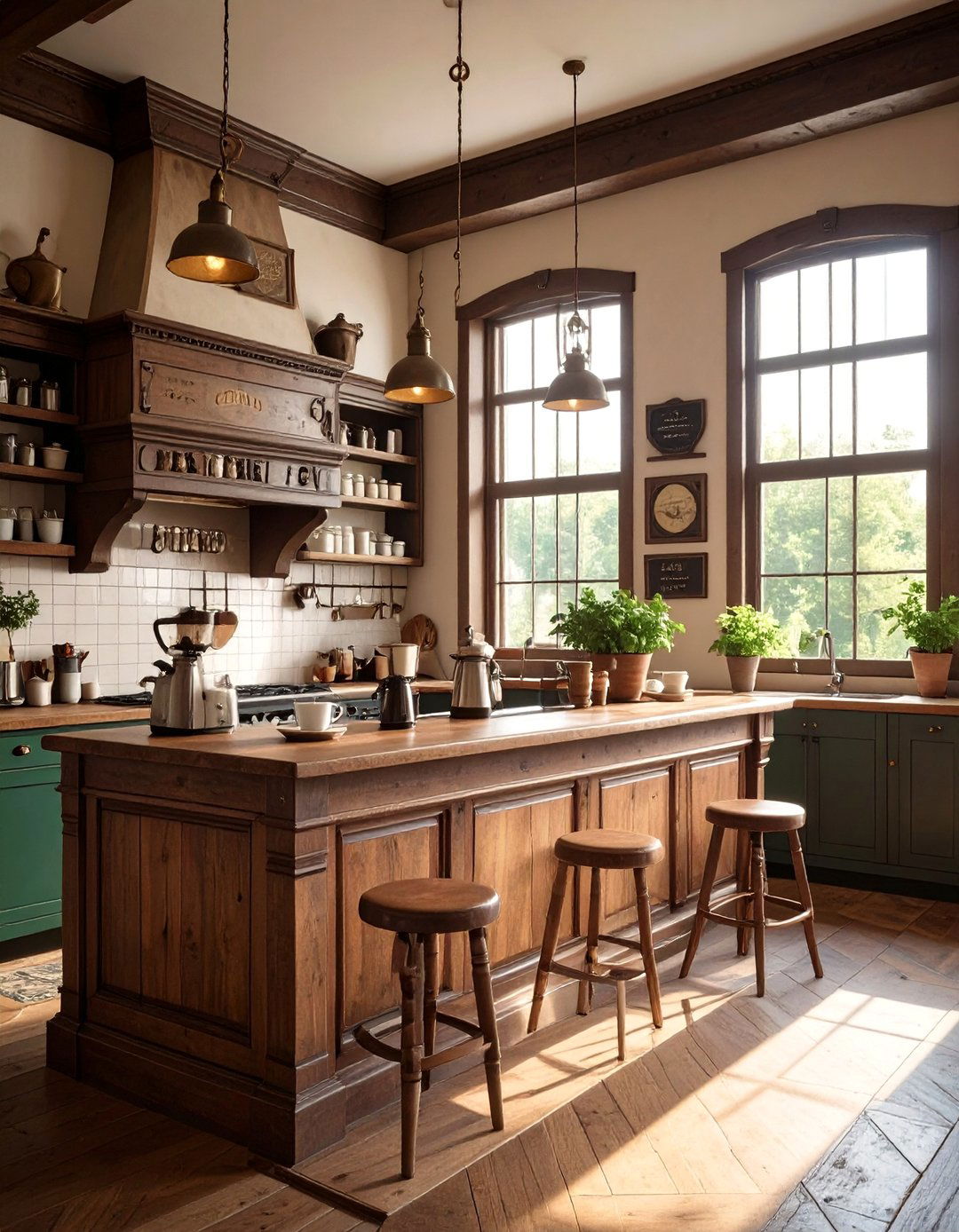 Vintage Coffee Bar Setup - 40 Coffee Bar Ideas to Elevate Your Home Brewing Station