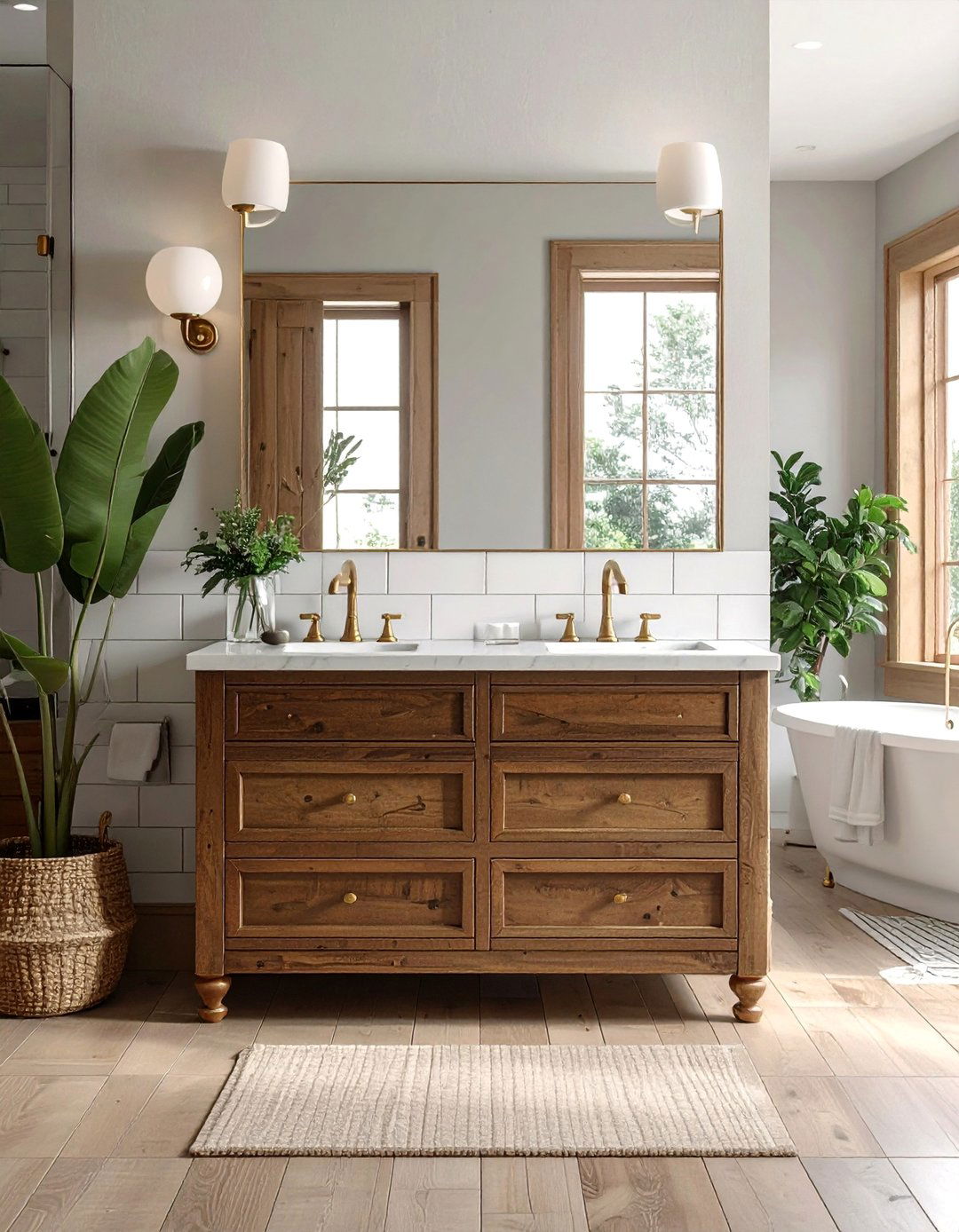 Vintage Inspired Storage Solutions - 25 Bathroom Cabinet Ideas for Stylish Storage Solutions