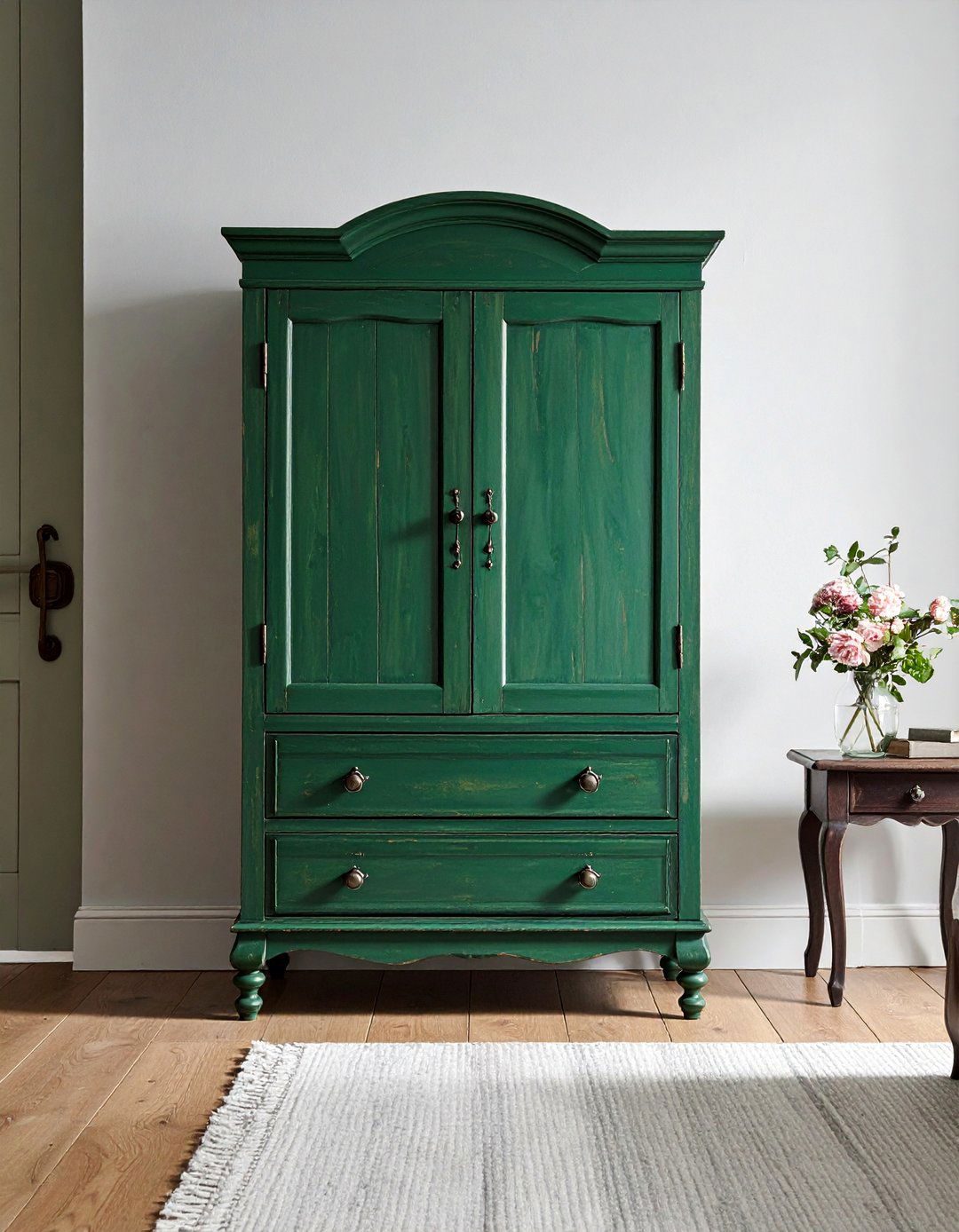 Vintage Painted Armoire Character - 20 Painted Bedroom Furniture Ideas to Refresh Your Space
