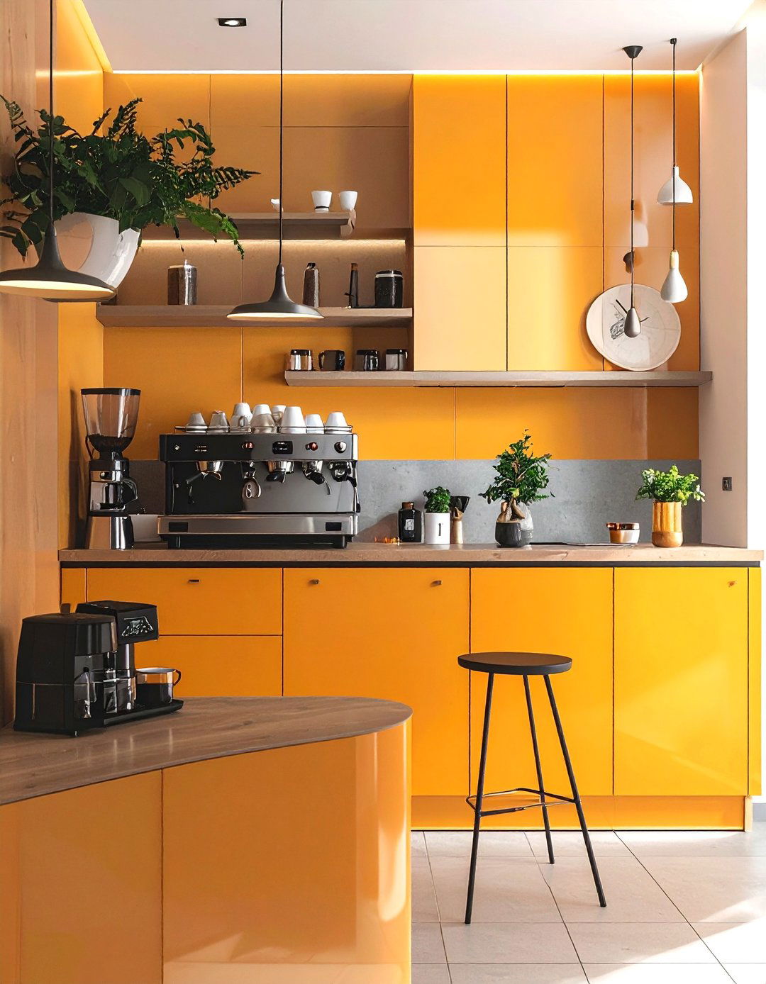 Wall Mounted Coffee Station - 40 Coffee Bar Ideas to Elevate Your Home Brewing Station