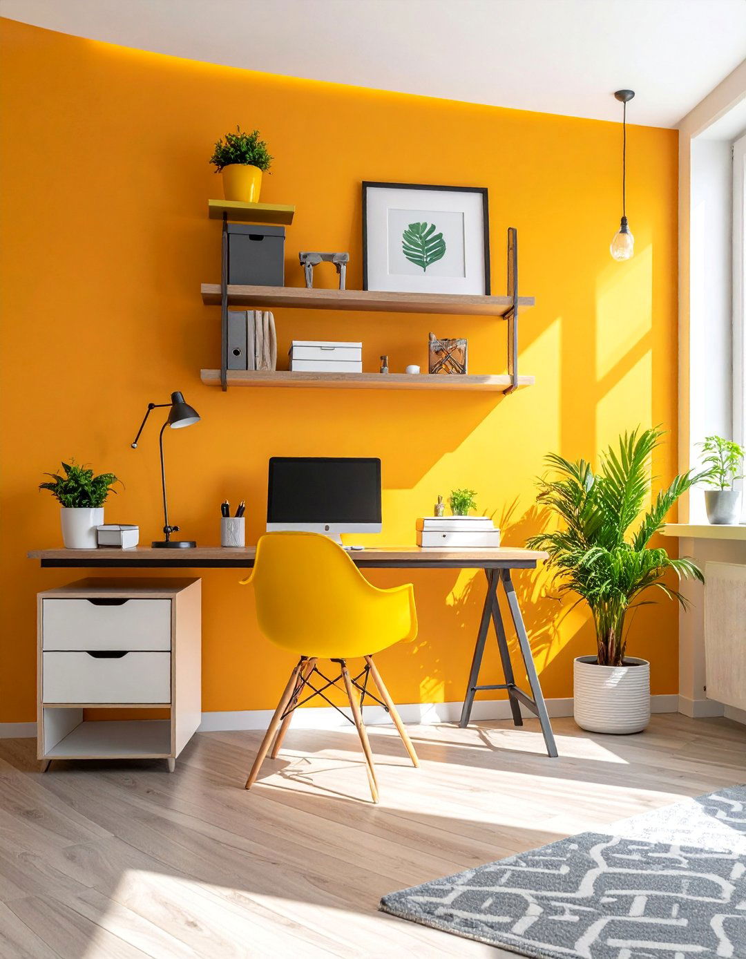 Wall Mounted Desk Storage - 30 Small Apartment Storage Ideas for Every Room