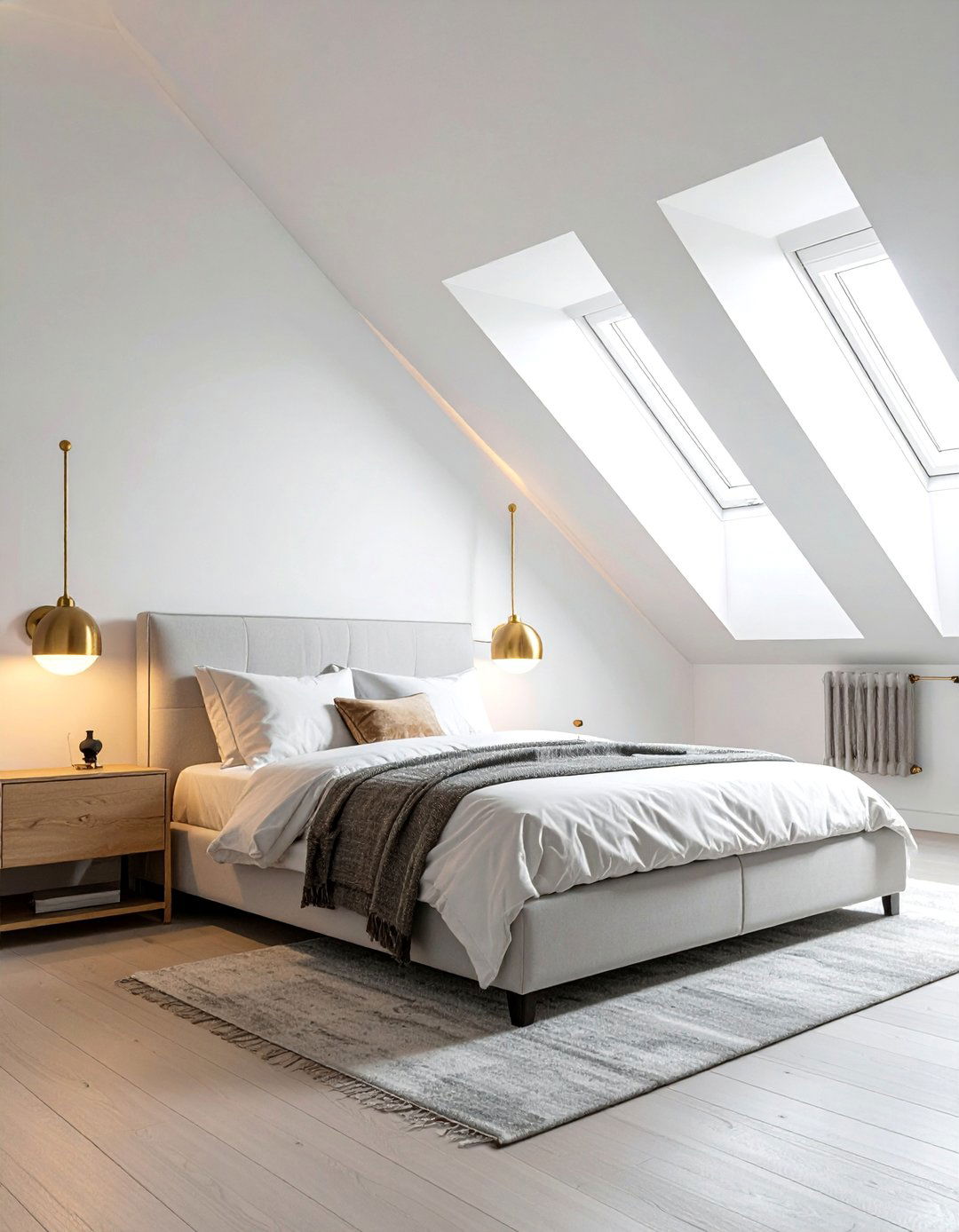 Wall Mounted Sconces and Up Lighting - 30 Low Ceiling Small Attic Room Ideas for Cozy Spaces