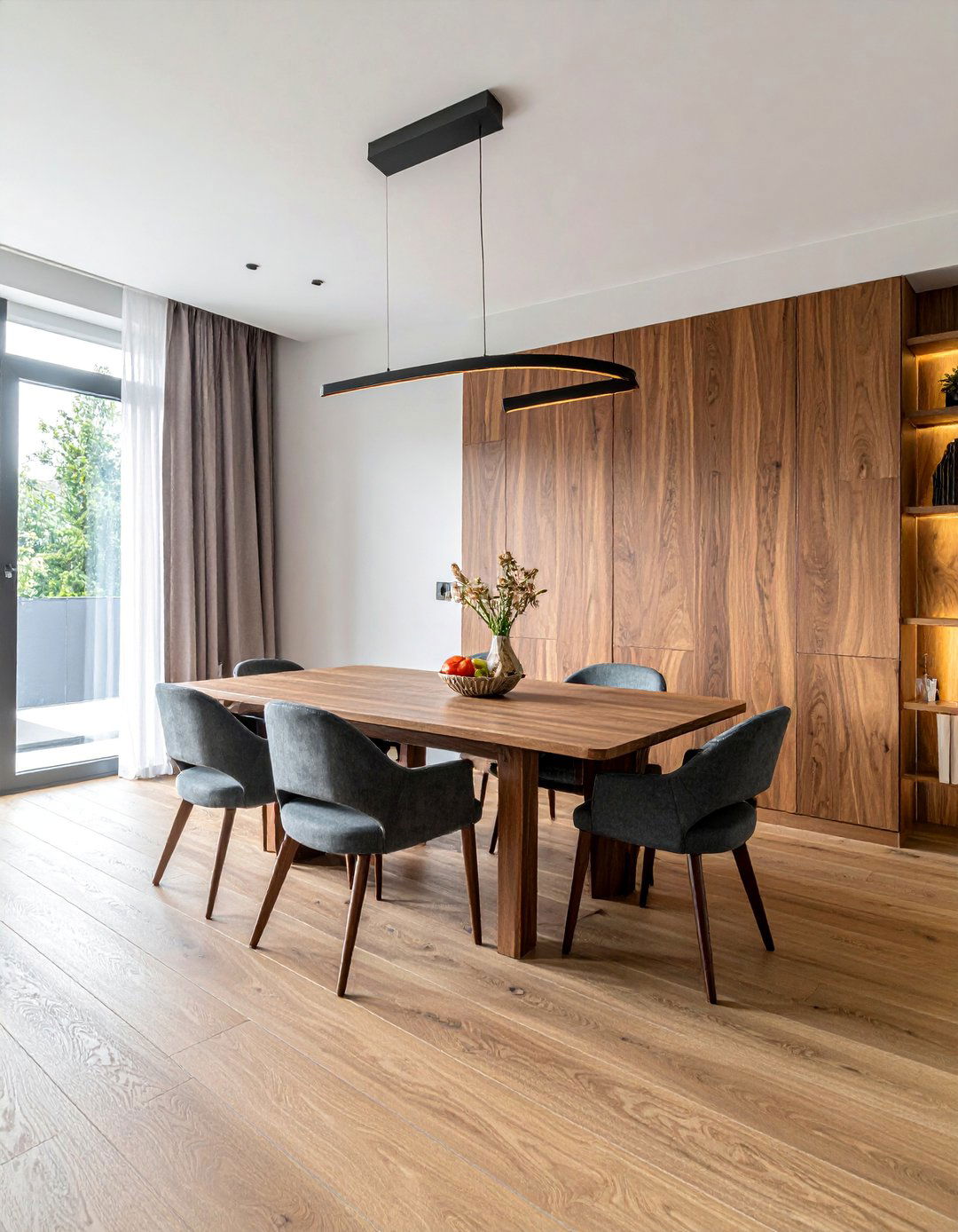 Warm Wood Accent Features - 30 Half Wall Ideas to Divide Your Space