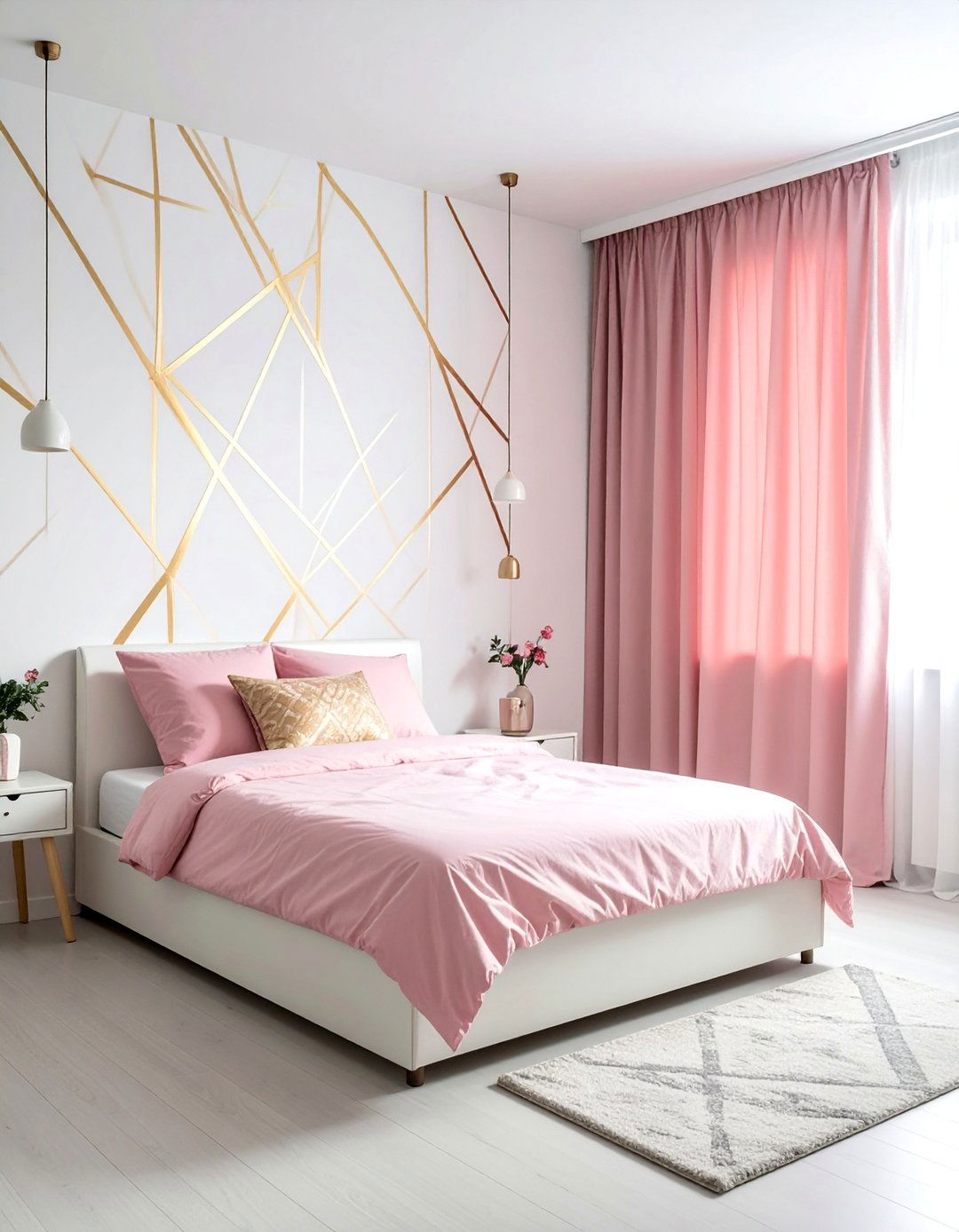 Washi Tape Wall Designs - 40 Teenage Girl Bedroom Ideas for a Stylish and Personal Space