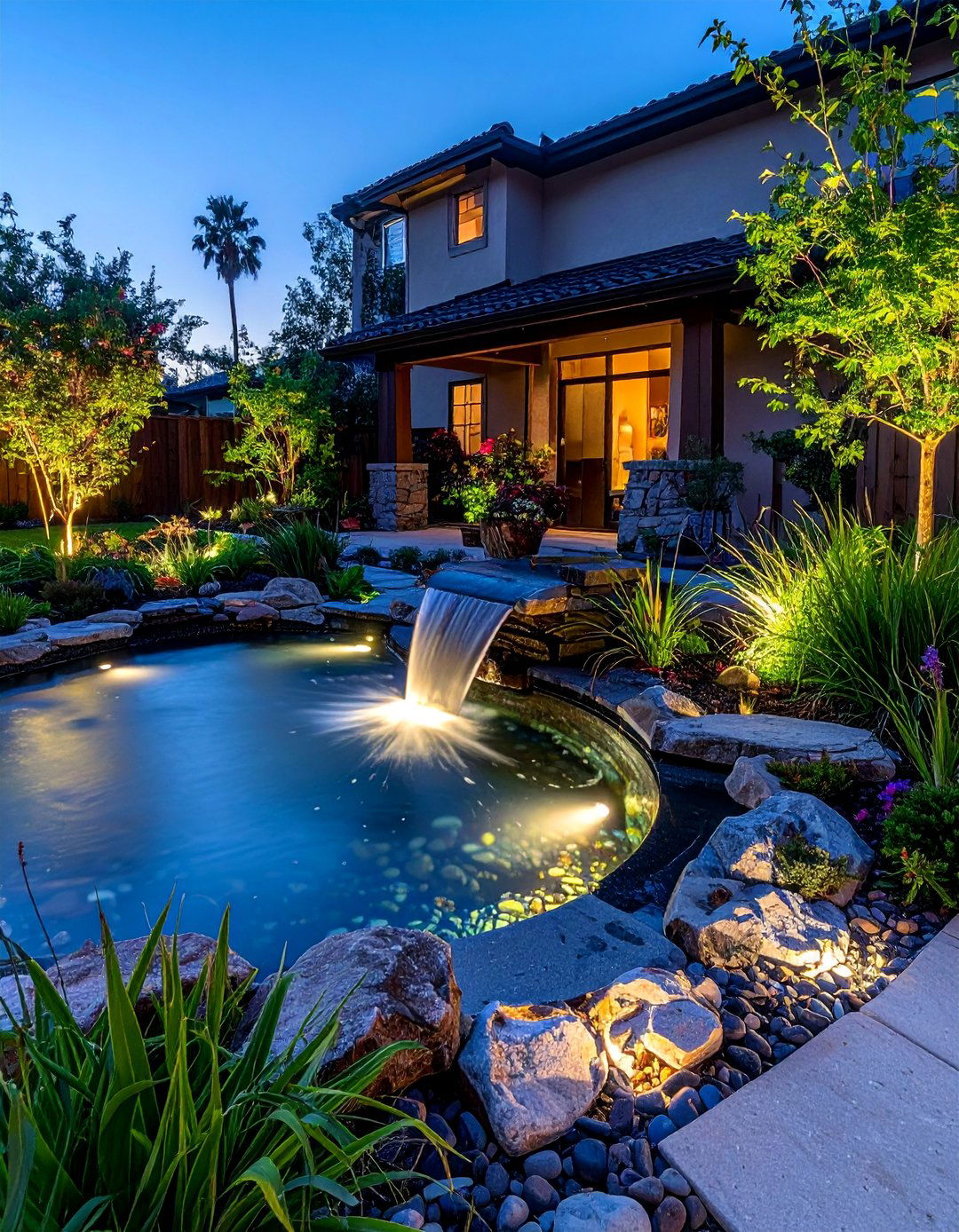 Water Feature Garden Oasis - 40 Backyard Ideas to Transform Your Outdoor Space