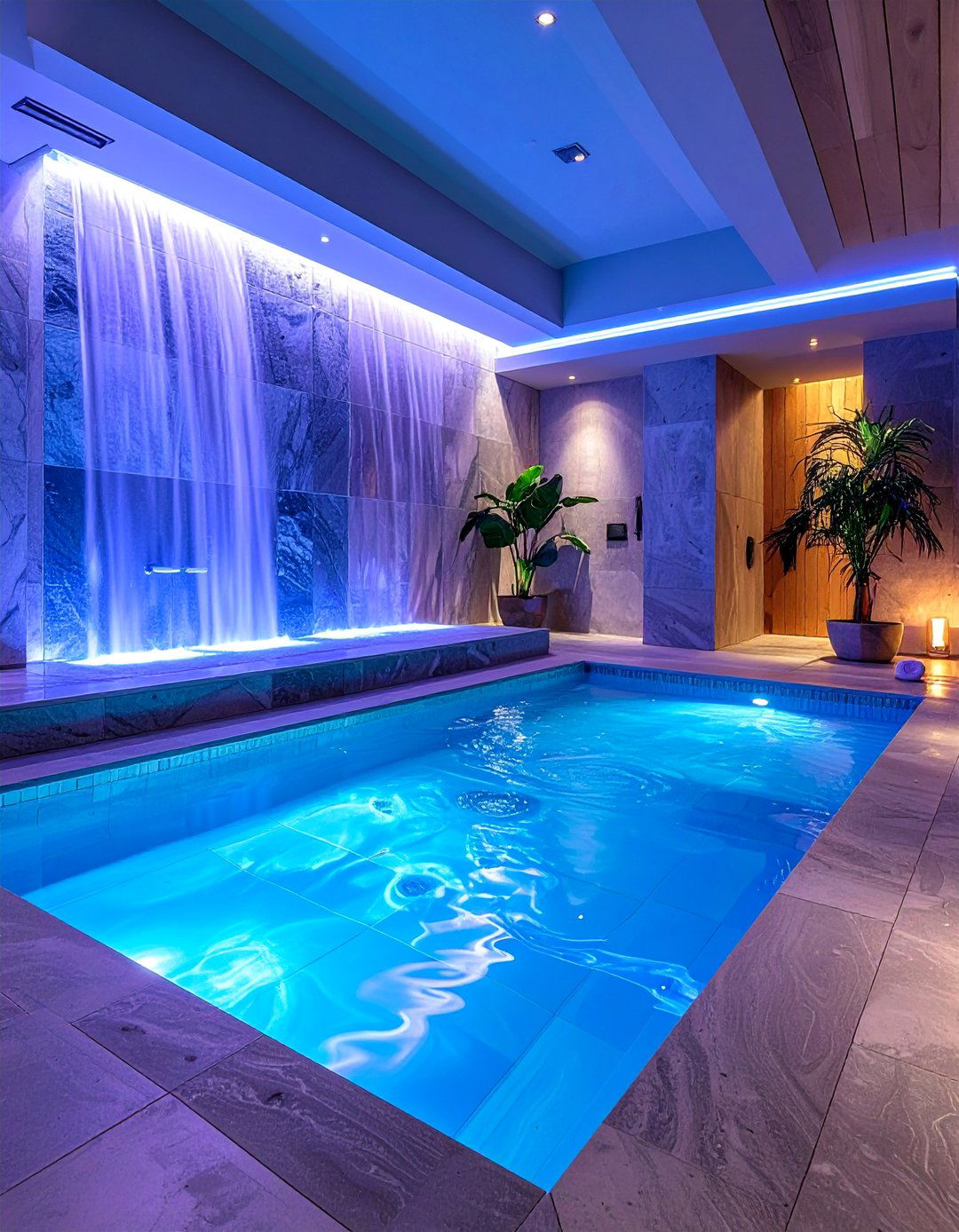 Wellness Focused Pool Bathroom Sanctuary - 20 Pool Bathroom Ideas for a Luxurious Spa Feel