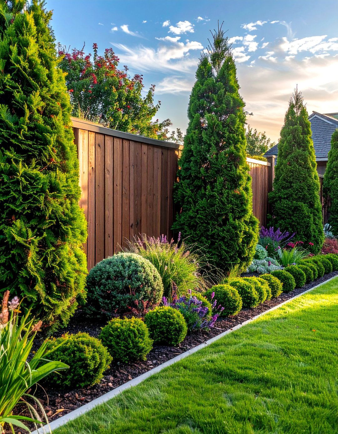 Wind Screen Privacy Planting - 40 Backyard Ideas to Transform Your Outdoor Space