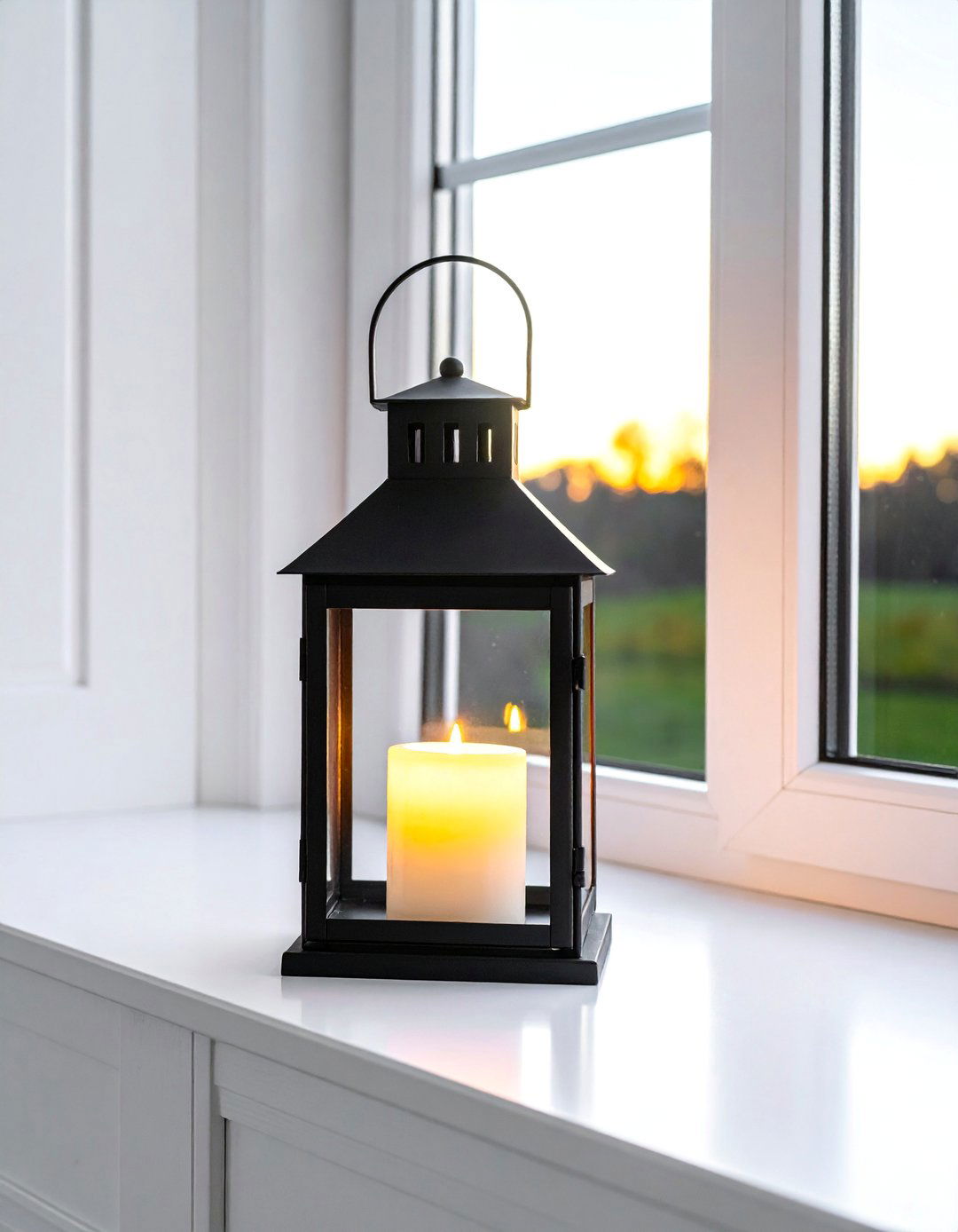 Window Sill Lantern Decor Display - 30 Lantern Decor Ideas to Illuminate Your Home and Garden