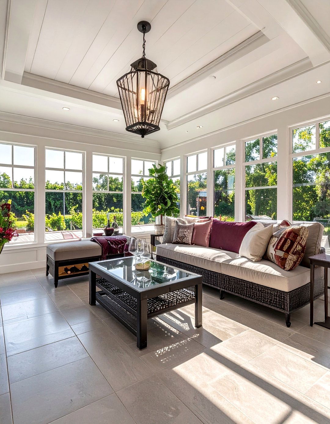 Wine Tasting Sunroom - 30 Sunroom Ideas to Brighten Your Home