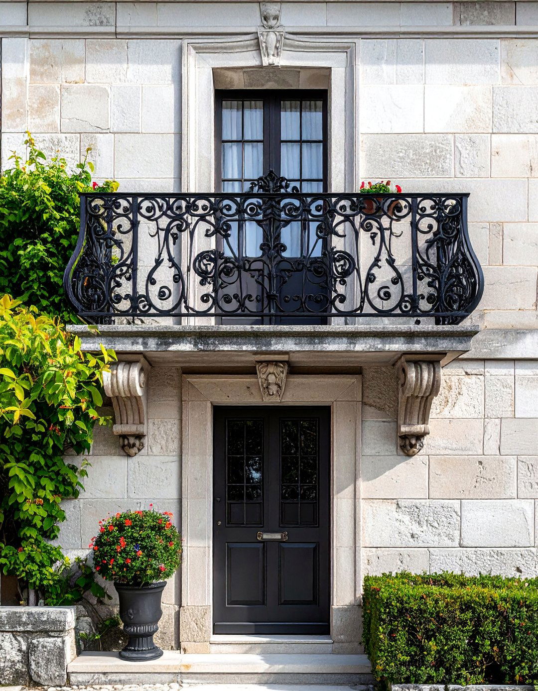Wrought Iron Balconies and Railings - 30 Traditional French Country House Exterior Ideas