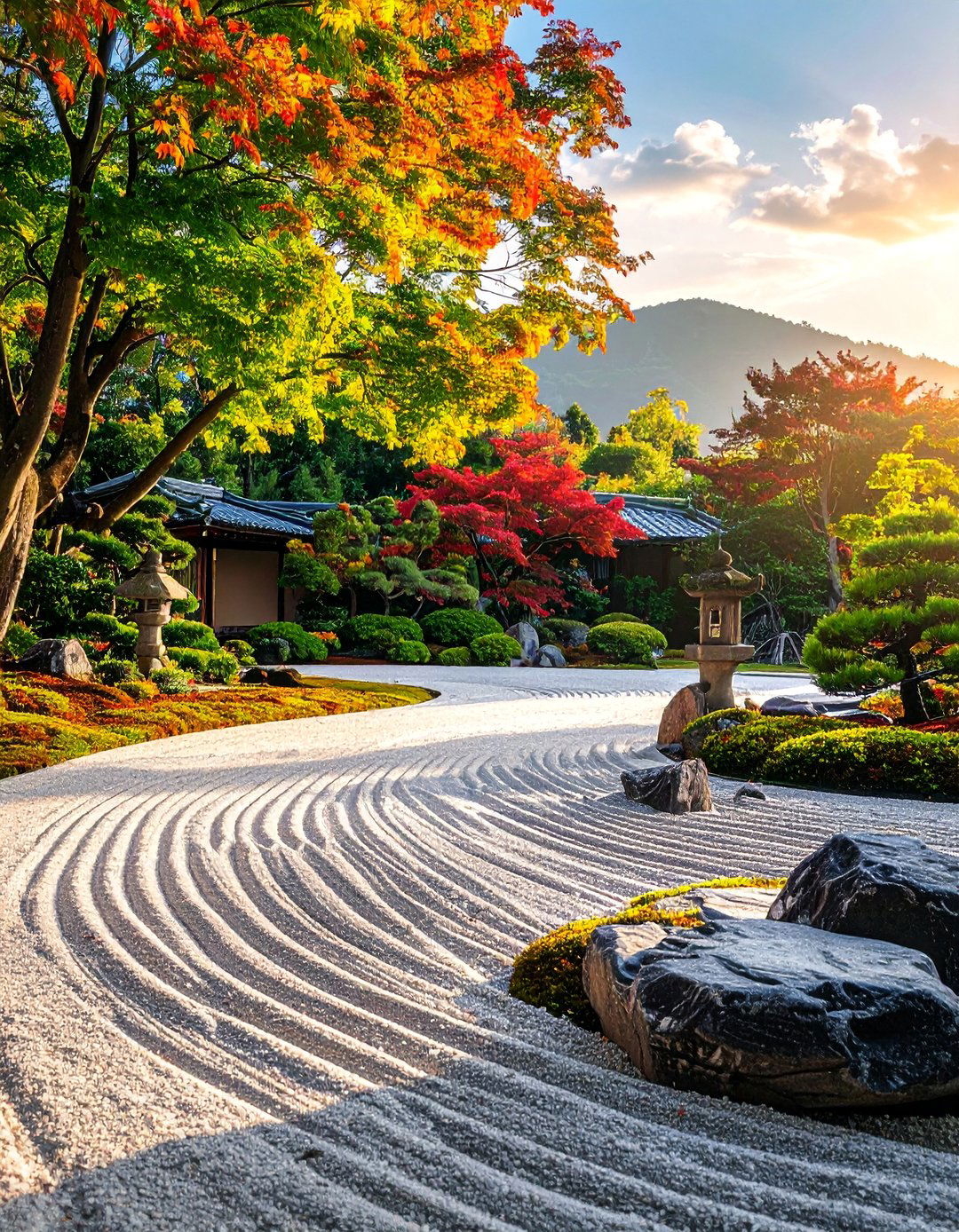 Zen Japanese Garden Design - 30 Circular Driveway Landscaping Ideas for Your Home