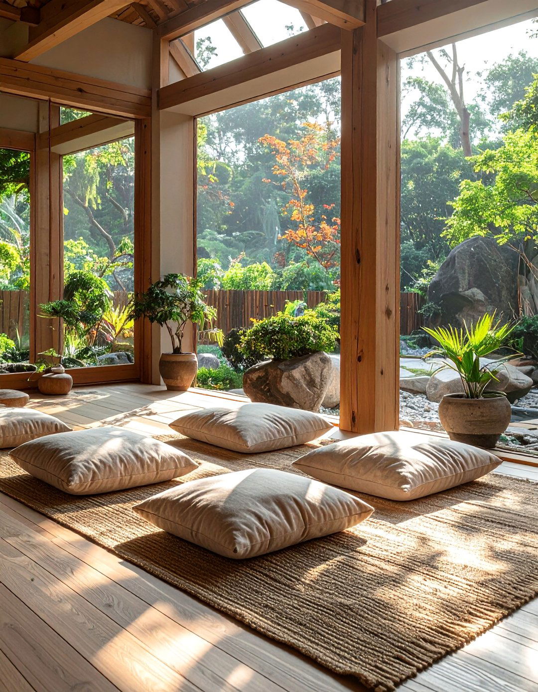 Zen Meditation Sunroom - 30 Sunroom Ideas to Brighten Your Home