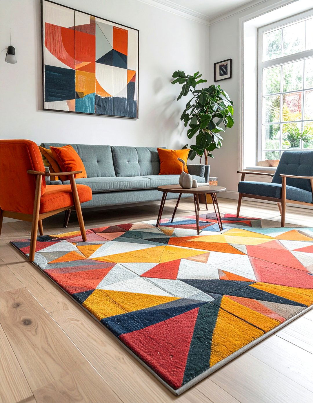 Zoning with Area Rugs in Small Terraced House Living Rooms - 30 Small Terraced House Living Room Ideas for Cozy Spaces