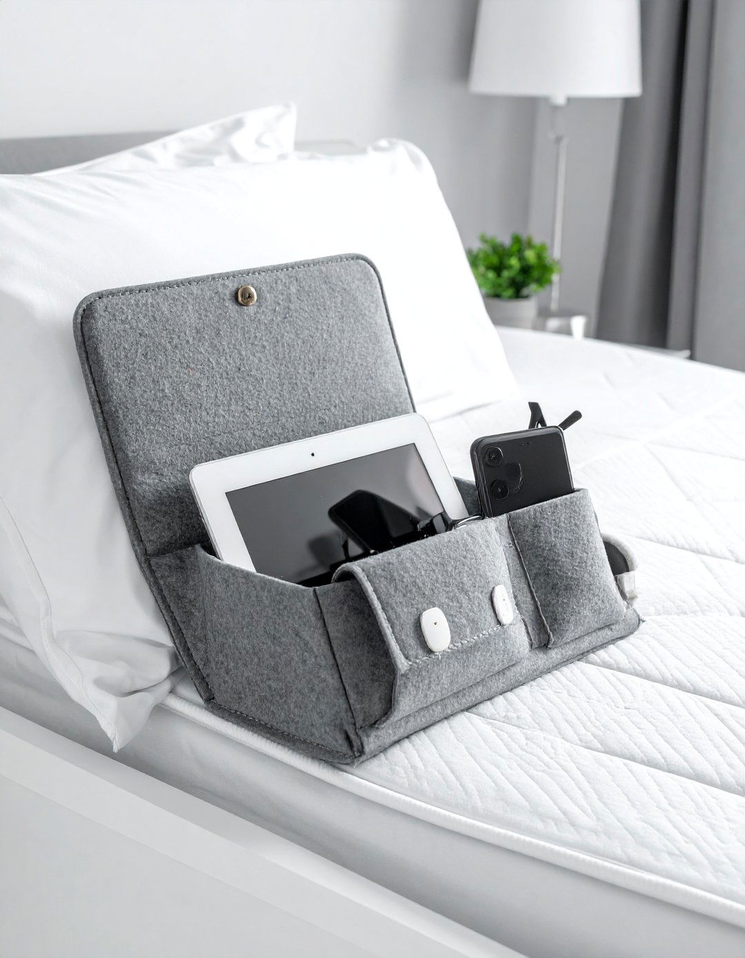 A Bedside Caddy for Small Essentials - 40 Small Bedroom Ideas for Cozy and Functional Spaces